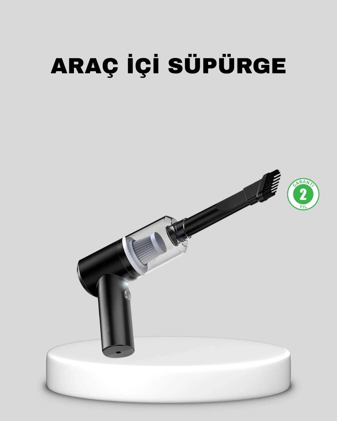 Mini Şarjlı Araç Süpürgesi – 120W Güçlü Motor, 5500PA Vakum Emiş, Yıkanabilir Filtre Mini Şarjlı Araç Süpürgesi – 120W Güçlü Motor, 5500PA Vakum Emiş, Yıkanabilir Filtre