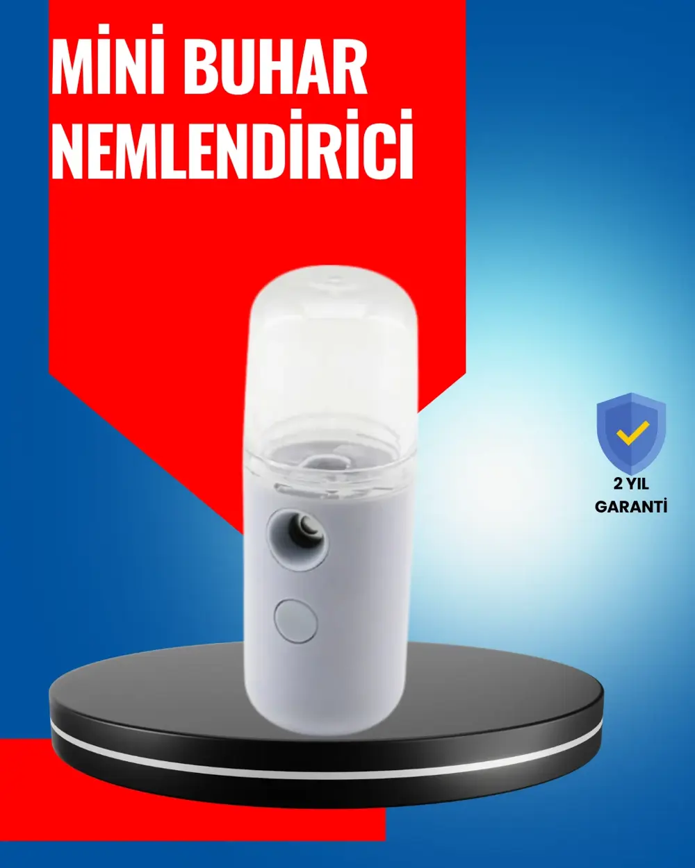 Mini Şarjlı Buhar Nemlendirici – Taşınabilir, Enerji Tasarruflu,