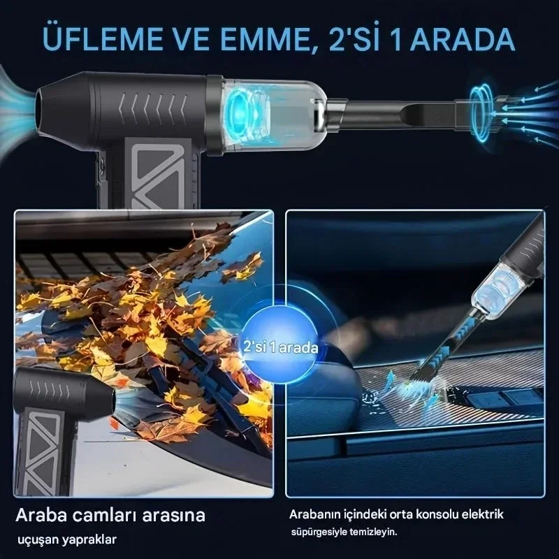 Mini Şarjlı Hava Üfleyici Ve Vakumlu El Süpürgesi Bx40 Fiyatı, Yorumları ve Özellikleri