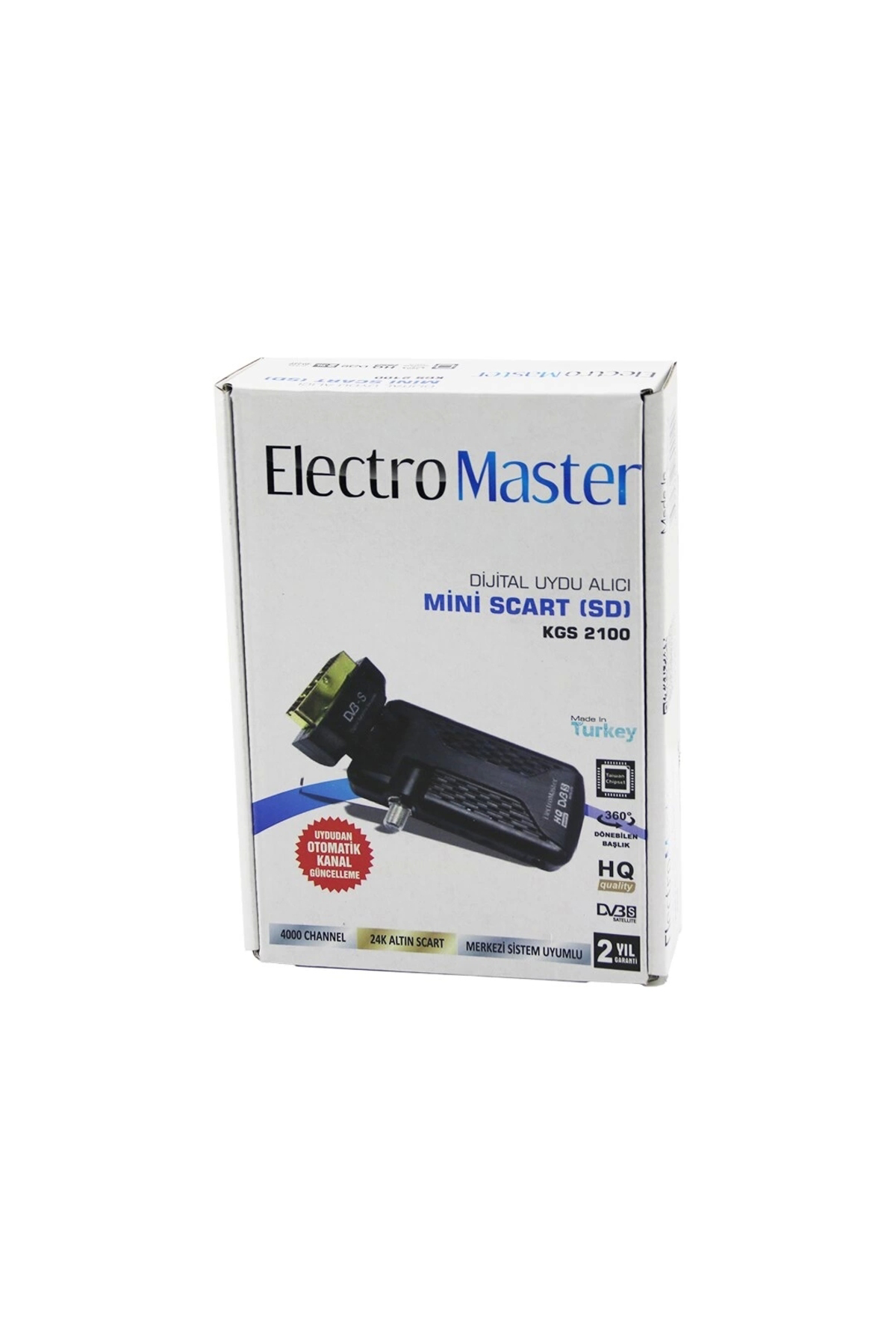 Storemax Mini Scart Sd Dijital Uydu Alicisi 360° Gold Başlik Uydudan Otoma