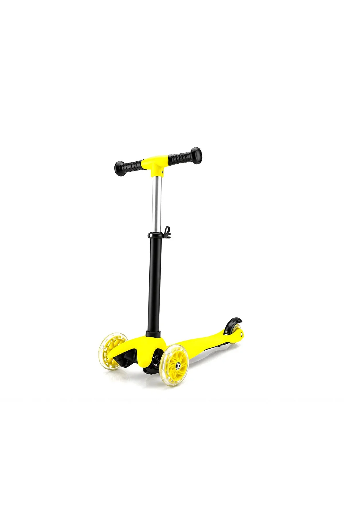 Mını Scooter Rıden Shıne Işıklı Scooter 55X57-64-71CM Fosforlu Renkli +2 Yaş - 40KG Max Taşıma Herha