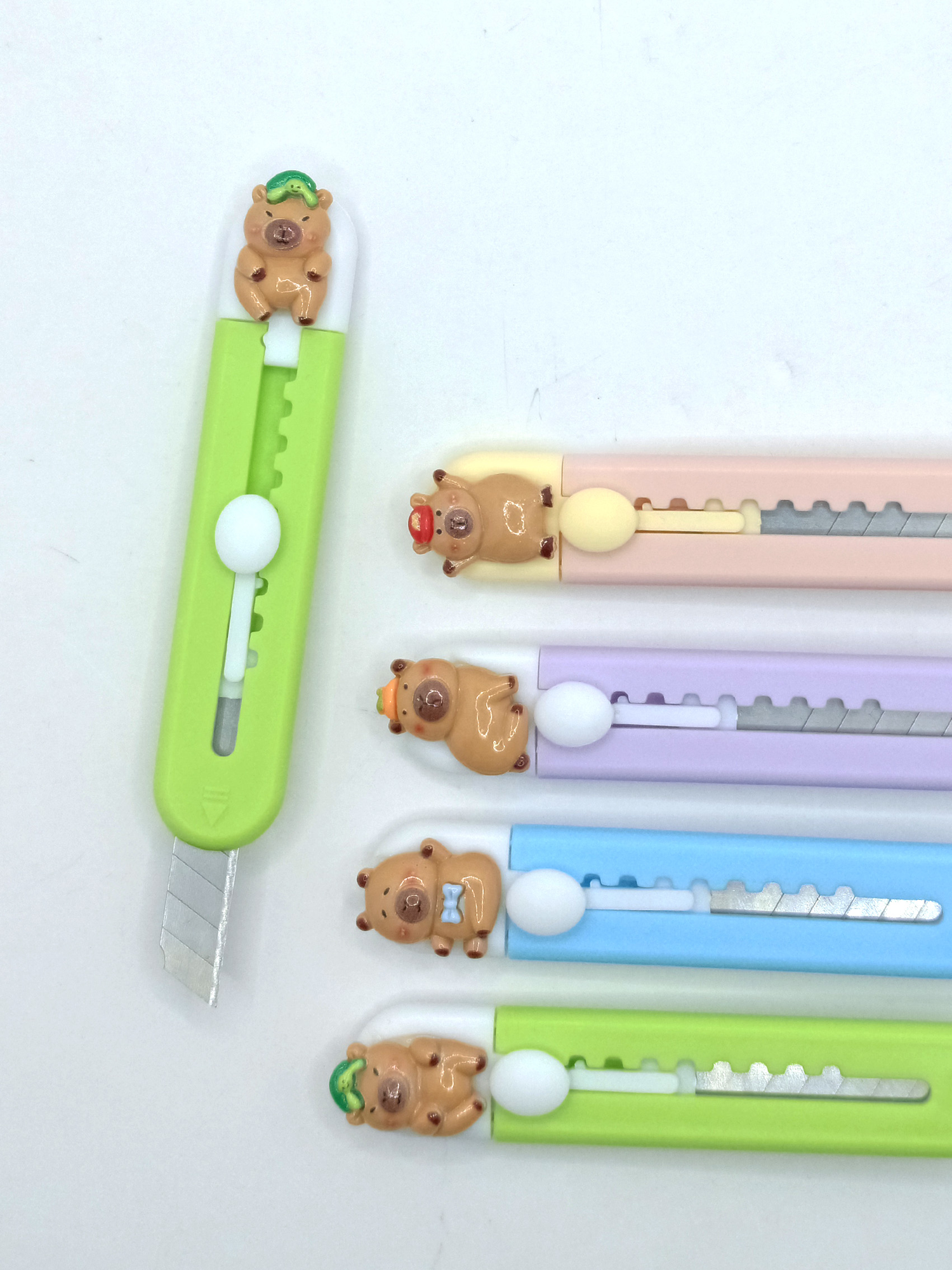 Limmy Mini Şekilli Falçata Maket Biçaği - Capybara Mavi