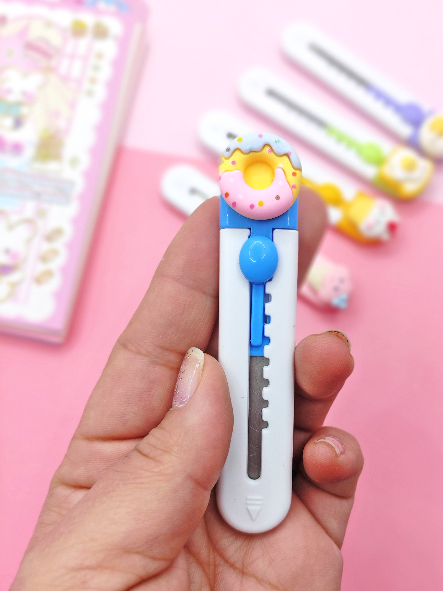Limmy Mini Şekilli Maket Biçaği - Sevimli Donut
