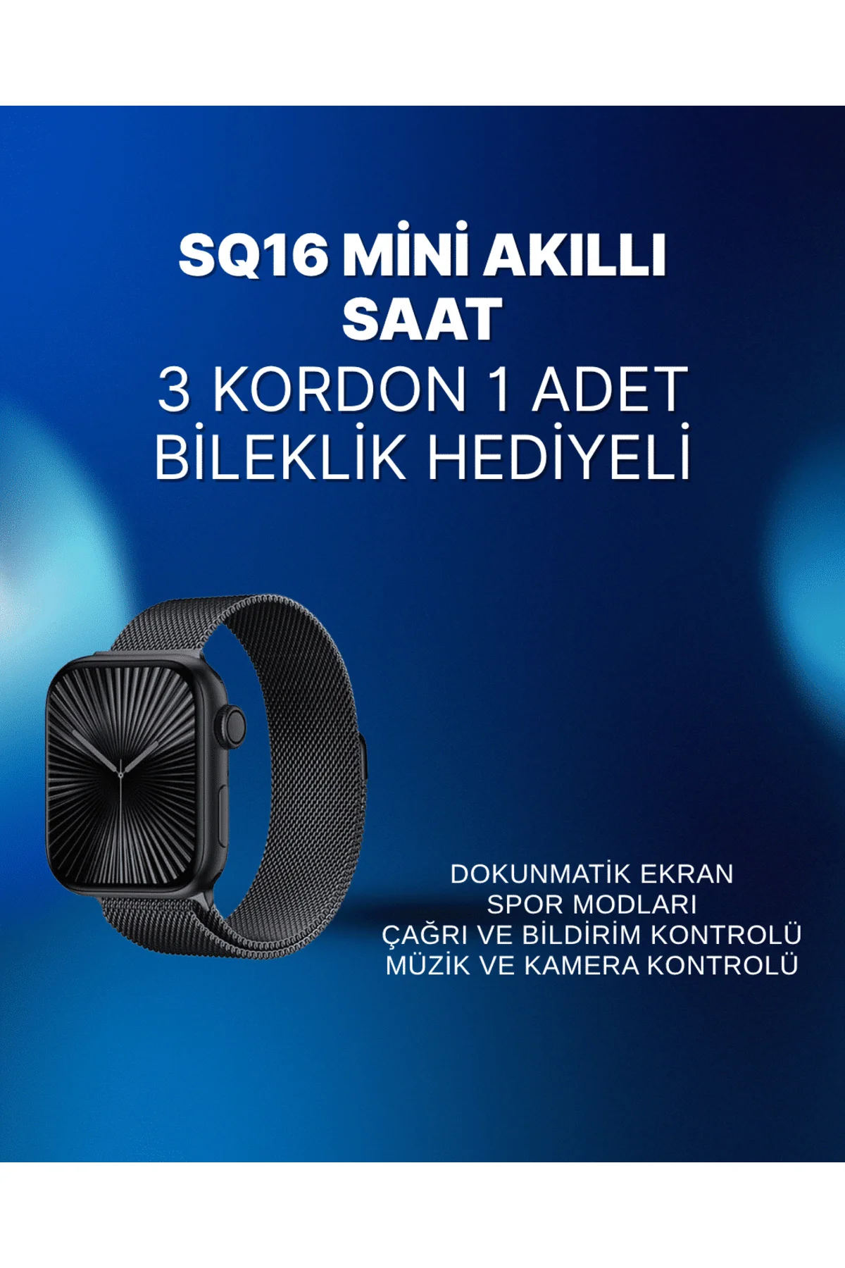 Mini Series 10 Akıllı Saat | 3 Kordon + Bileklik Hediyeli, Tüm Telefonlarla Uyumlu - Lisinya Mini Series 10 Akıllı Saat | 3 Kordon + Bileklik Hediyeli, Tüm Telefonlarla Uyumlu - Lisinya