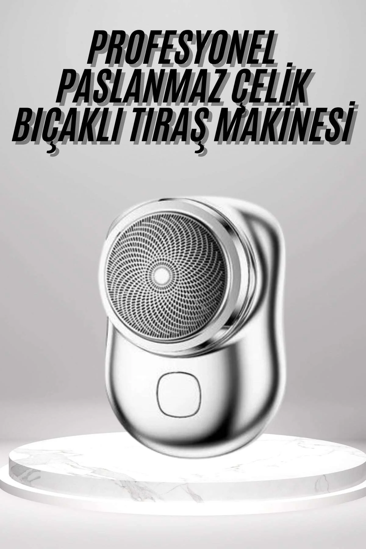 Mini Sıfır Sakal Yanak Tıraş Makinesi USB Şarjlı Sıfır Sakal Taşı