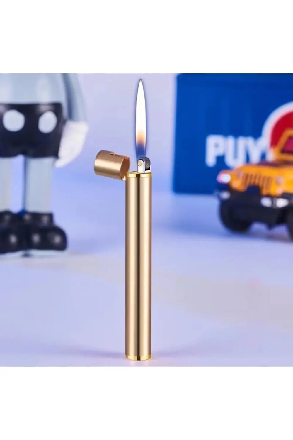 Mini  Stil Lüx Çakmak Taşınabilir Doldurulabilir Gazlı Lüx