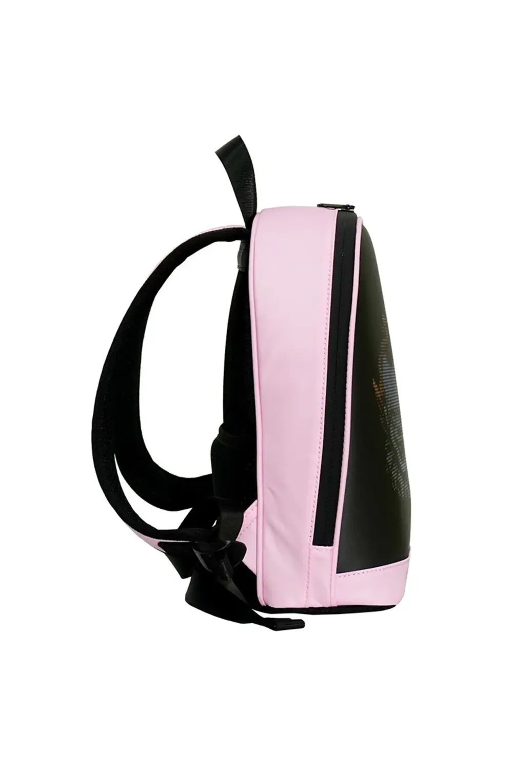 MİNİ SMART BAG Pembe Led Ekranlı Sırt Çantası, Motorcu Çantası