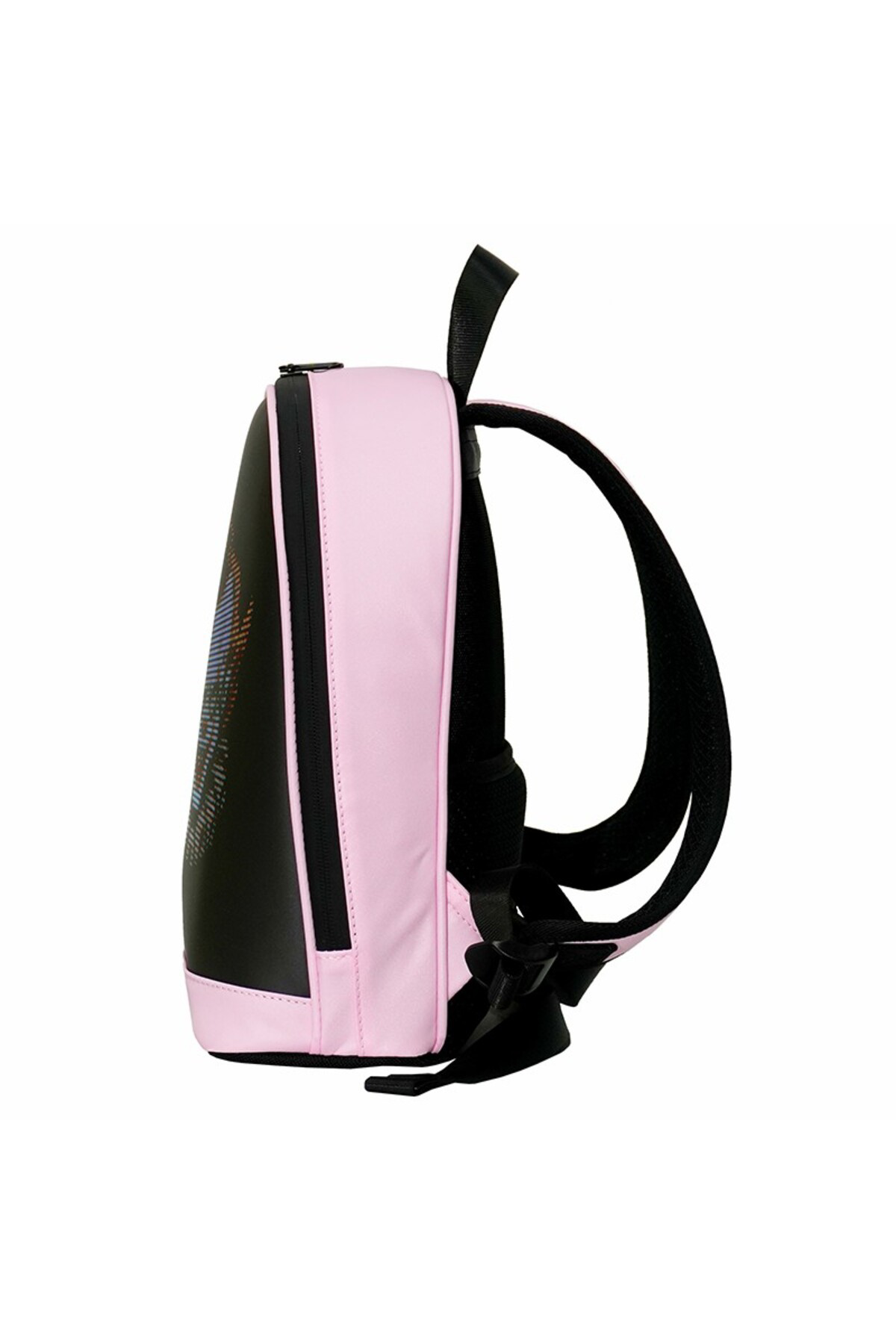Prime Mini Smart Bag Pembe Led Ekranlı Sırt Çantası, Motorcu Çantası