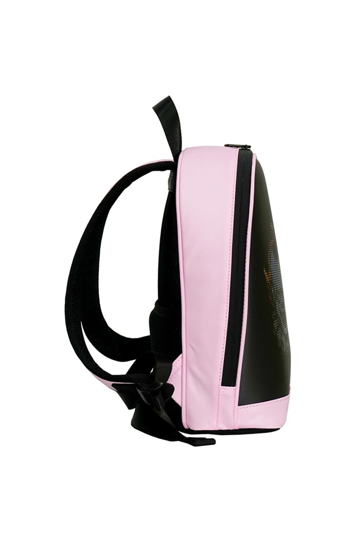 MİNİ SMART BAG Pembe Led Ekranlı Sırt Çantası, Motorcu Çantası