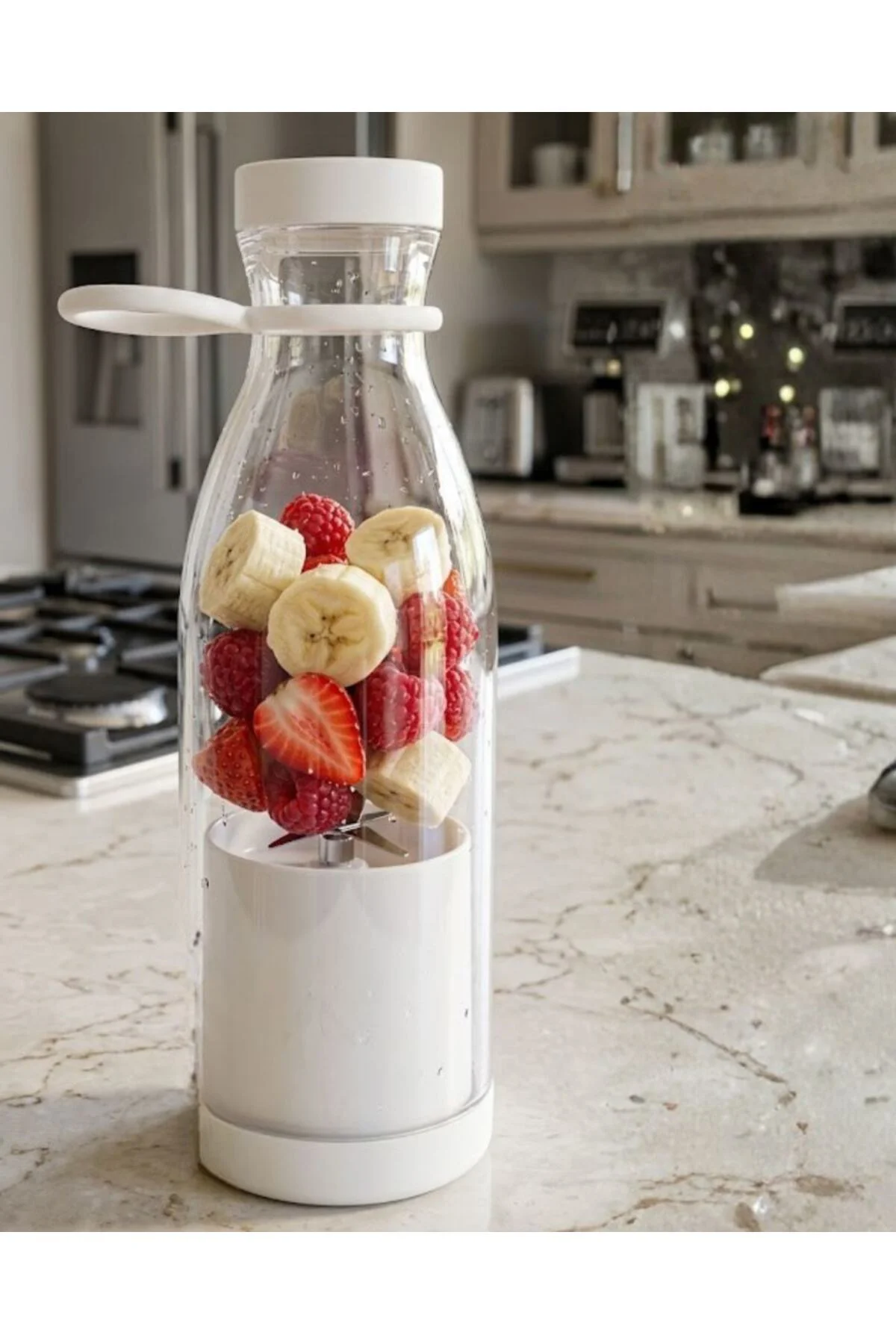 Mini Smoothie Blender USB Şarjlı 380 ml Taşınabilir ve Hafif Tasa