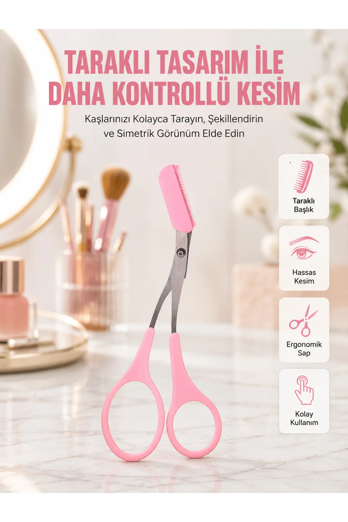 Mini Taraklı Kaş Düzeltici – Hassas Şekillendirme ve Taşınabilir Tasarım Mini Taraklı Kaş Düzeltici – Hassas Şekillendirme ve Taşınabilir Tasarım