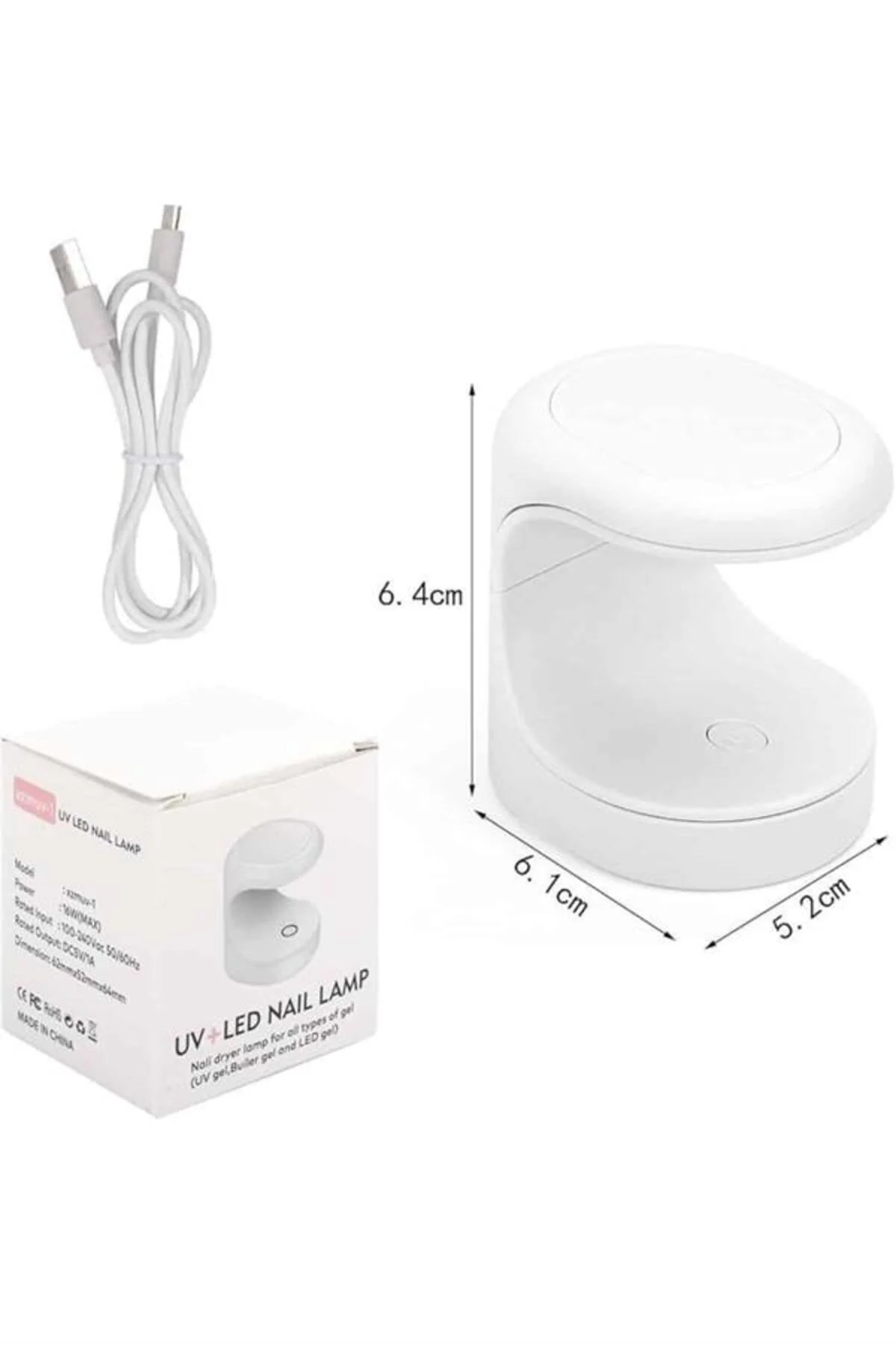 Mini Taşınabilir Kalıcı Oje Jel Tırnak Kurutucu Fototerapi Makine