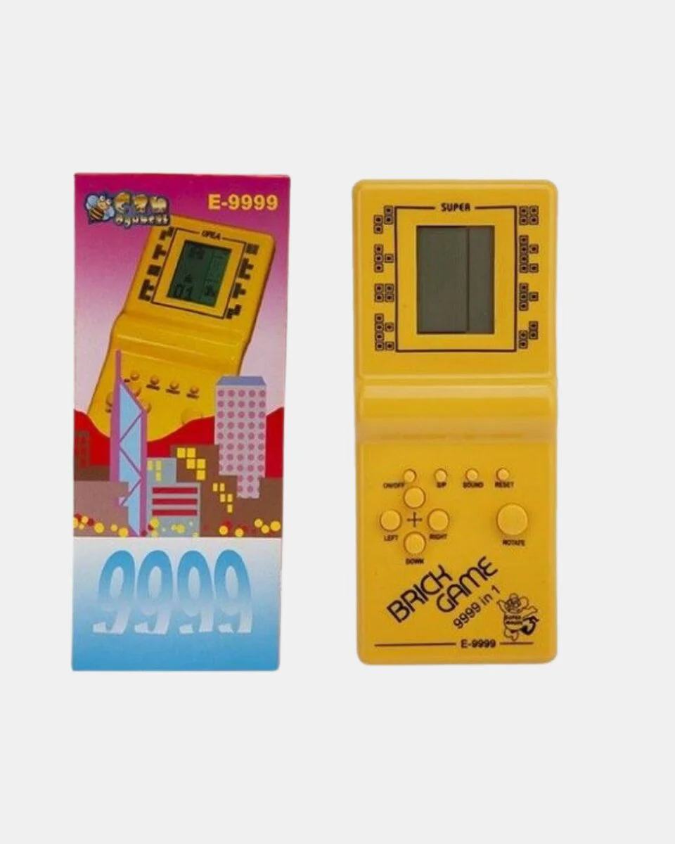 Mini Tetris El Aterisi – Taşınabilir Retro Oyun Konsolu, Pil ile Çalışan Klasik Model