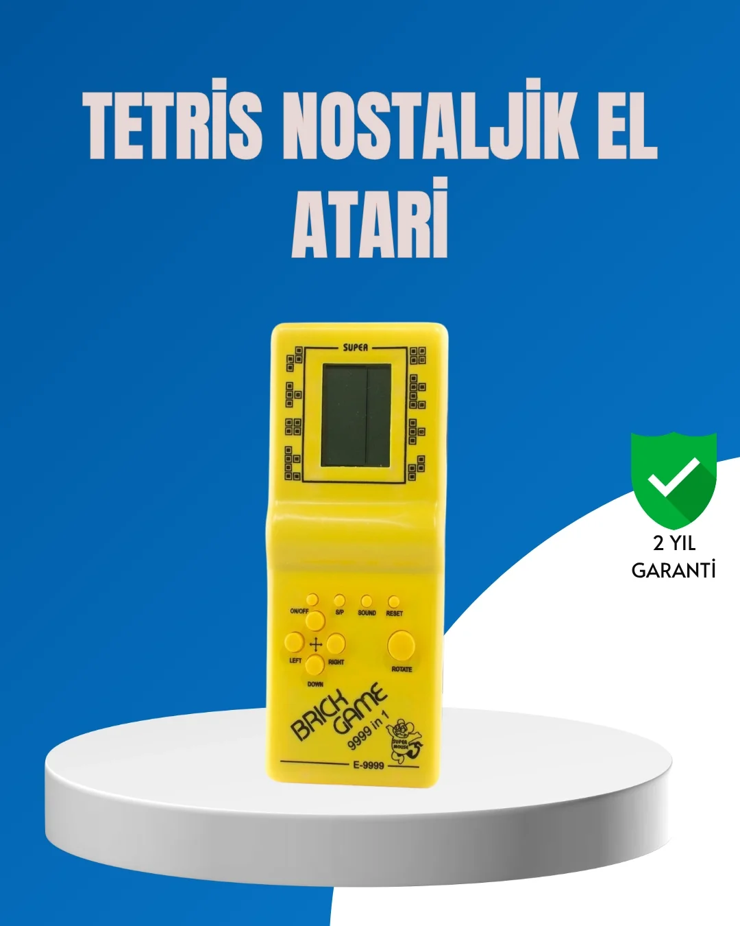 Mini Tetris El Aterisi – Taşınabilir Retro Oyun Konsolu, Pil ile Çalışan Klasik Model Mini Tetris El Aterisi – Taşınabilir Retro Oyun Konsolu, Pil ile Çalışan Klasik Model