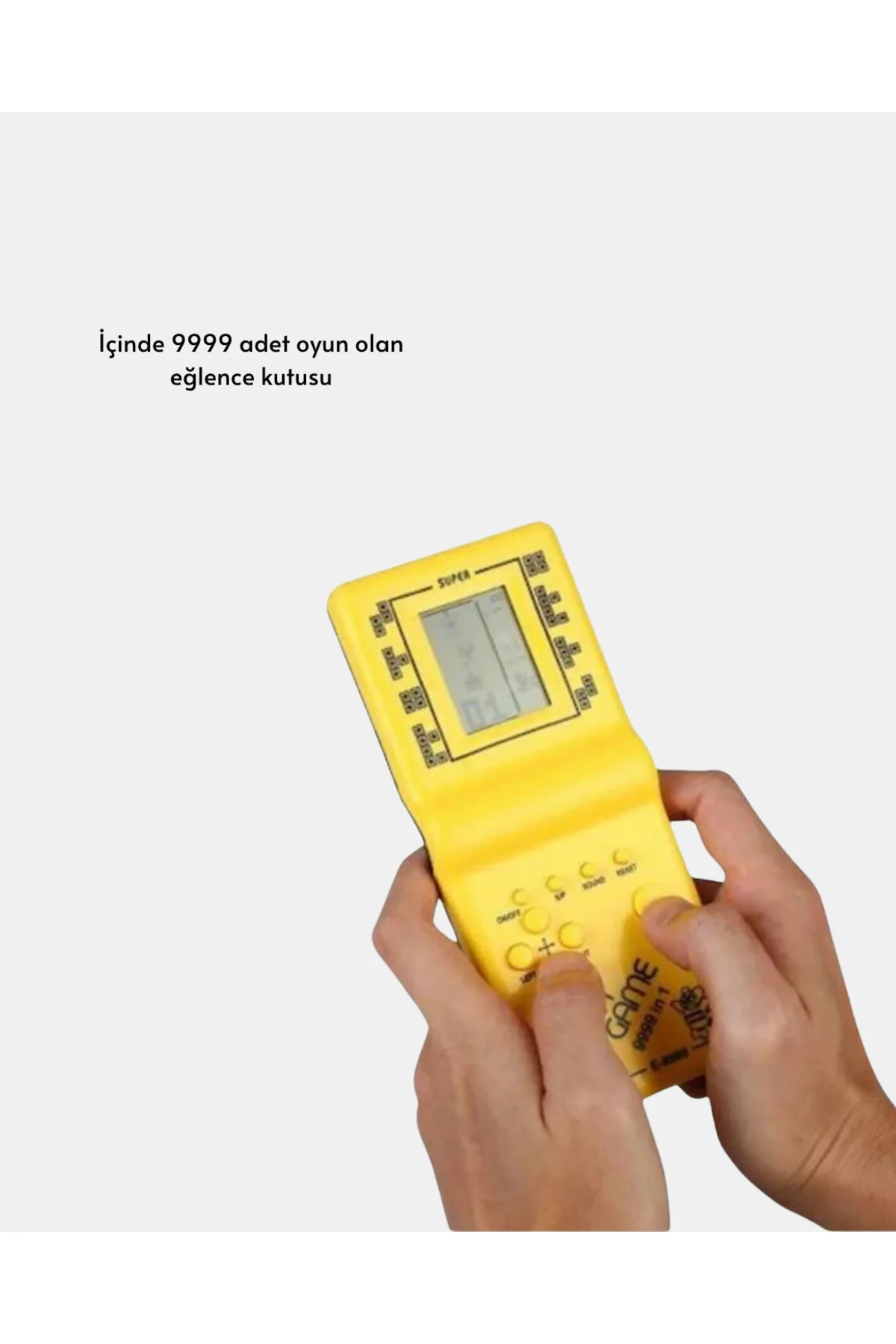 Mini Tetris El Aterisi – Taşınabilir Retro Oyun Konsolu, Pil ile 