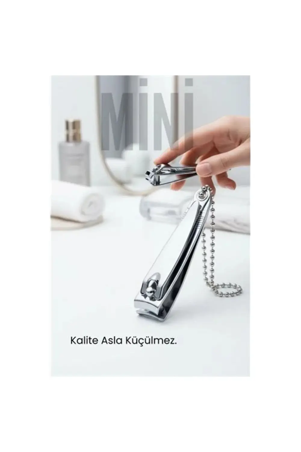 Mini Tırnak Makası | Keskin ve Ergonomik Cep Boy Paslanmaz Çelik