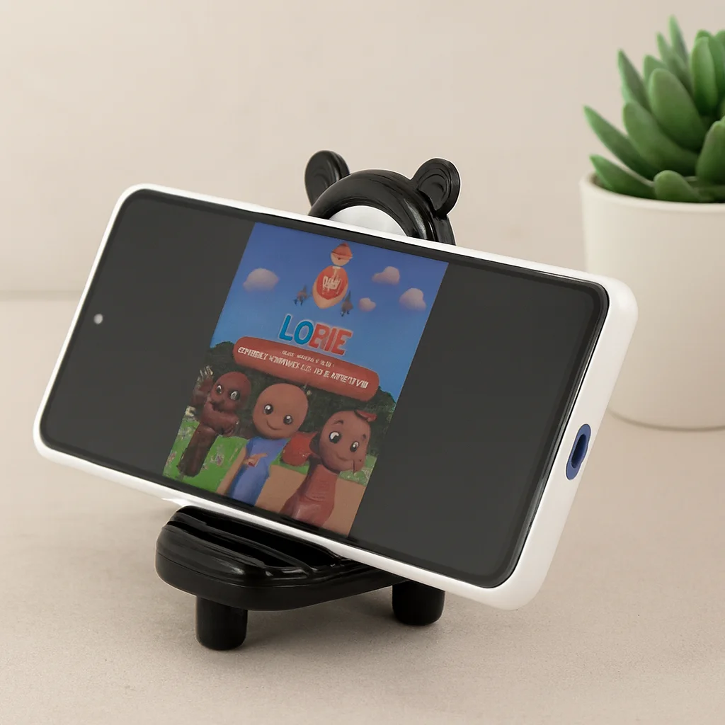 Mini Üçgen Plastik Telefon Tutucu (3 Kanallı) - Renkli Mini Üçgen Plastik Telefon Tutucu (3 Kanallı) - Renkli