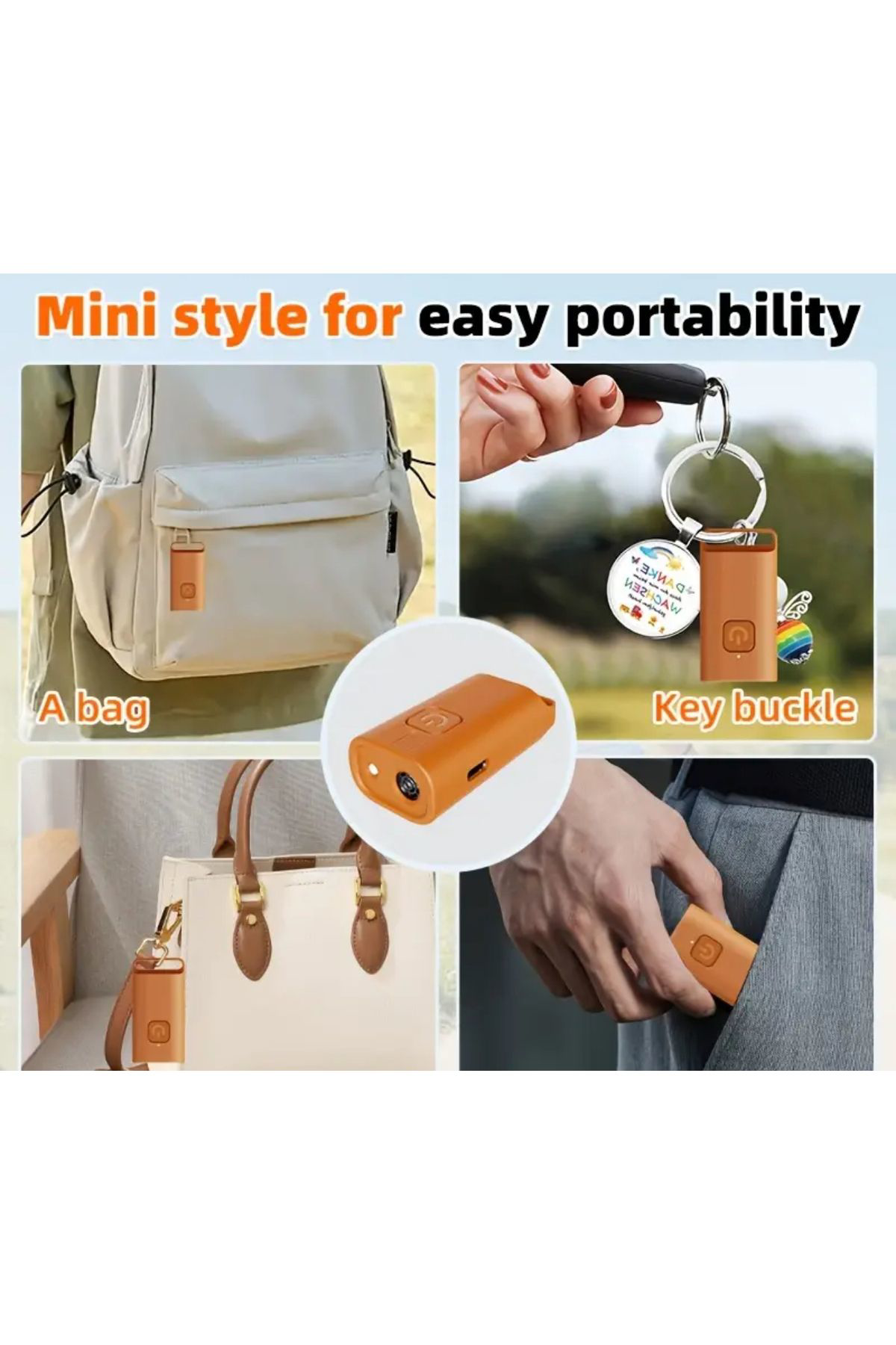 Ekvet Mini Ultrasonik Köpek Kovucu, Şarj Edilebilir, Usb Şarjı İle, Mav