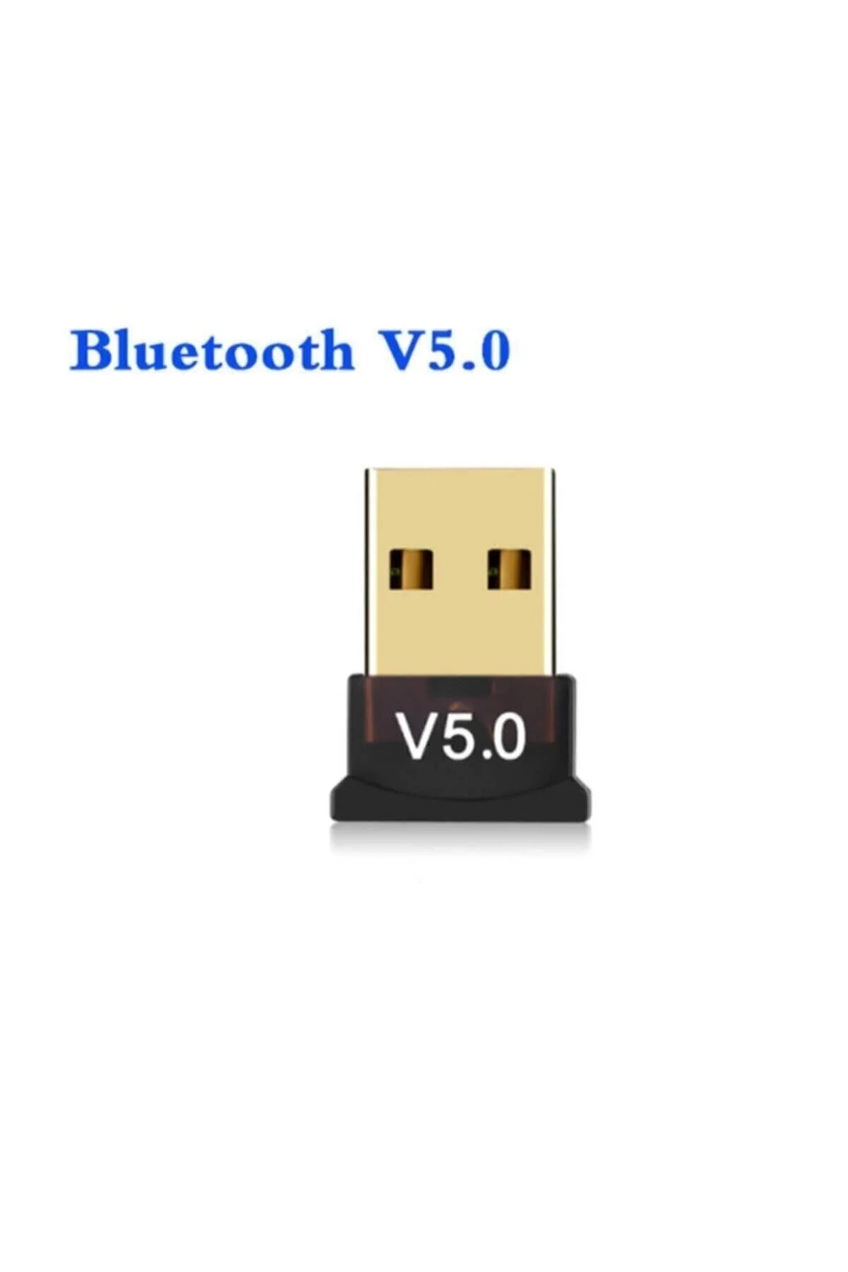 Mini USB Bluetooth adaptör, USB 3.0 bağlantı, Bluetooth destekli, turkuaz renk, 2 yıl garantili