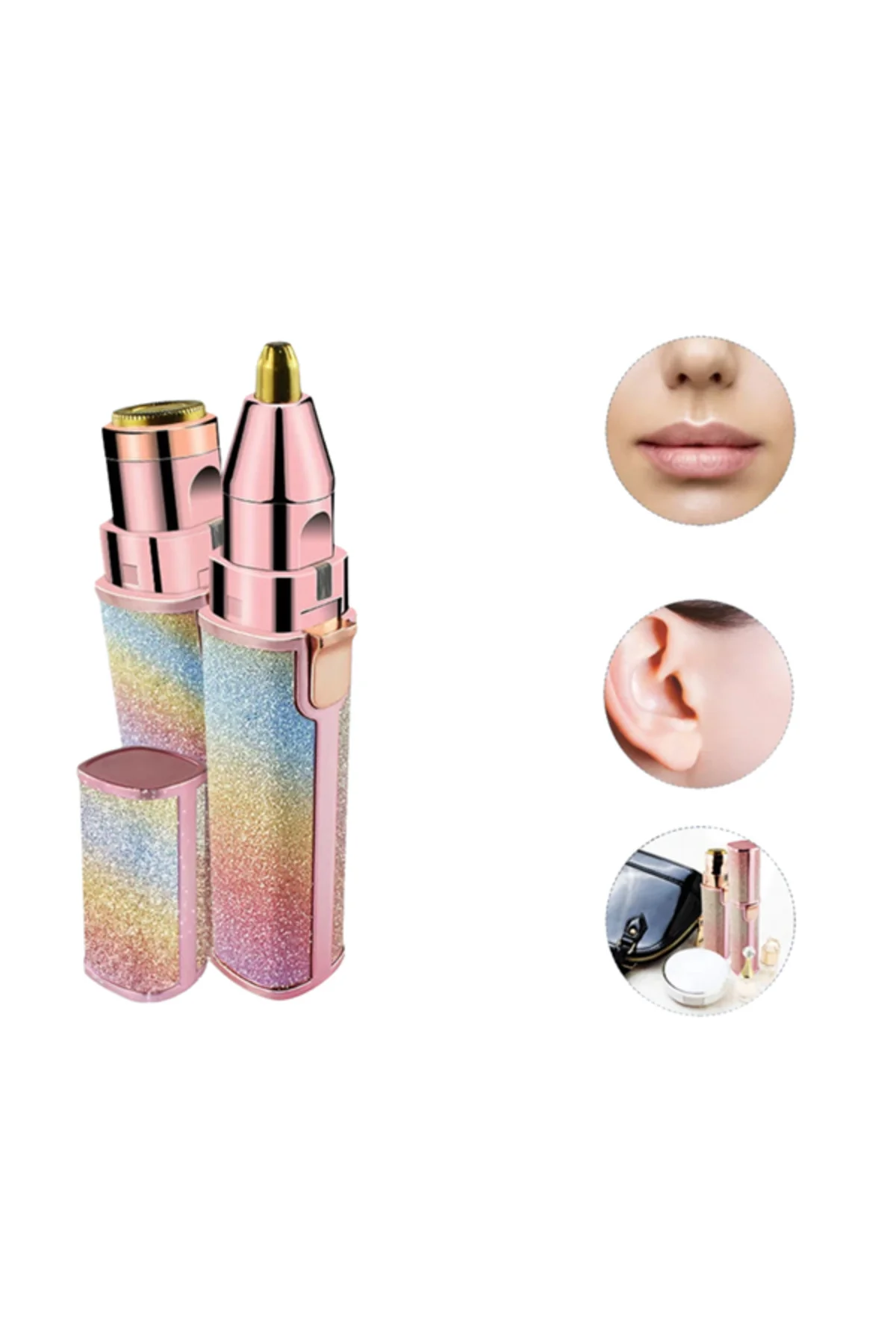 Mini USB Şarjlı Elektrikli Epilatör – Kaş ve Yüz Tüy Temizliği İç