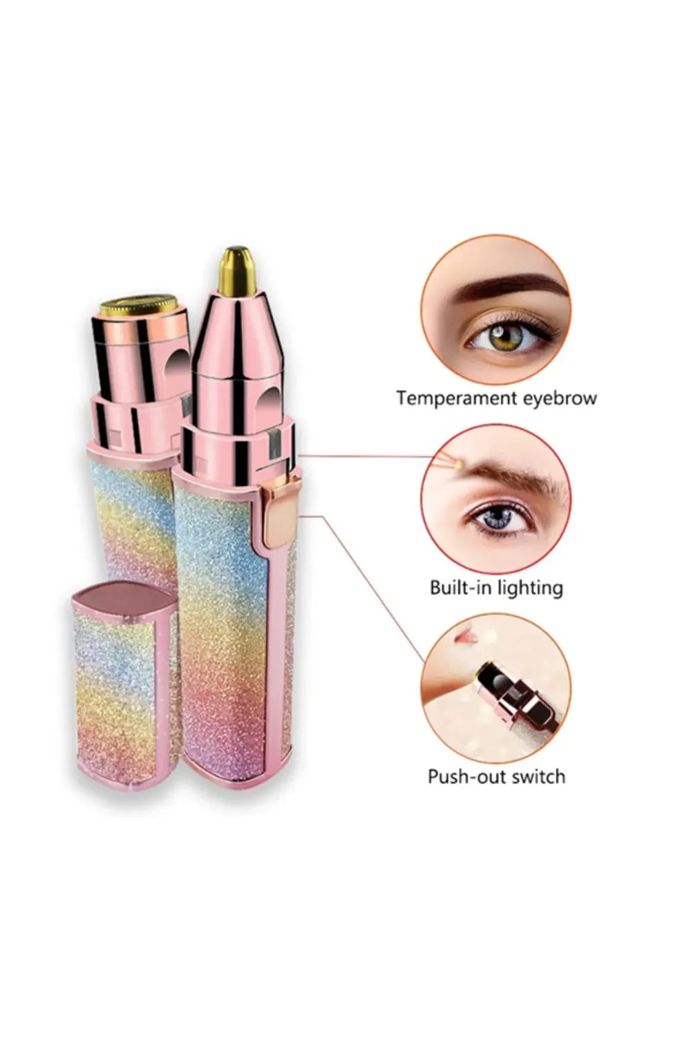 Mini USB Şarjlı Elektrikli Epilatör – Kaş ve Yüz Tüy Temizliği İç