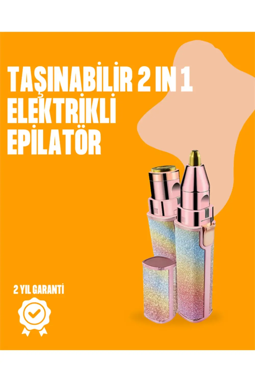 Mini USB Şarjlı Elektrikli Epilatör – Kaş ve Yüz Tüy Temizliği İç