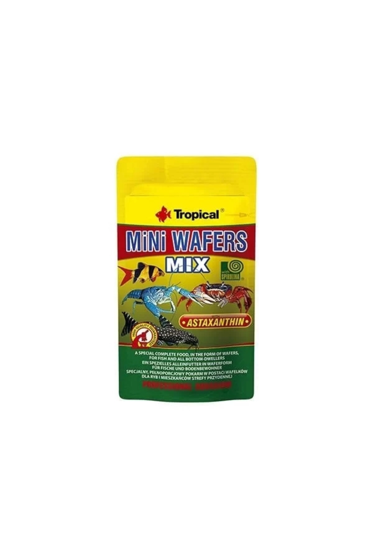 Mini Wafers Mix Karışık Taneli Dip Balık Yemi 18 gr