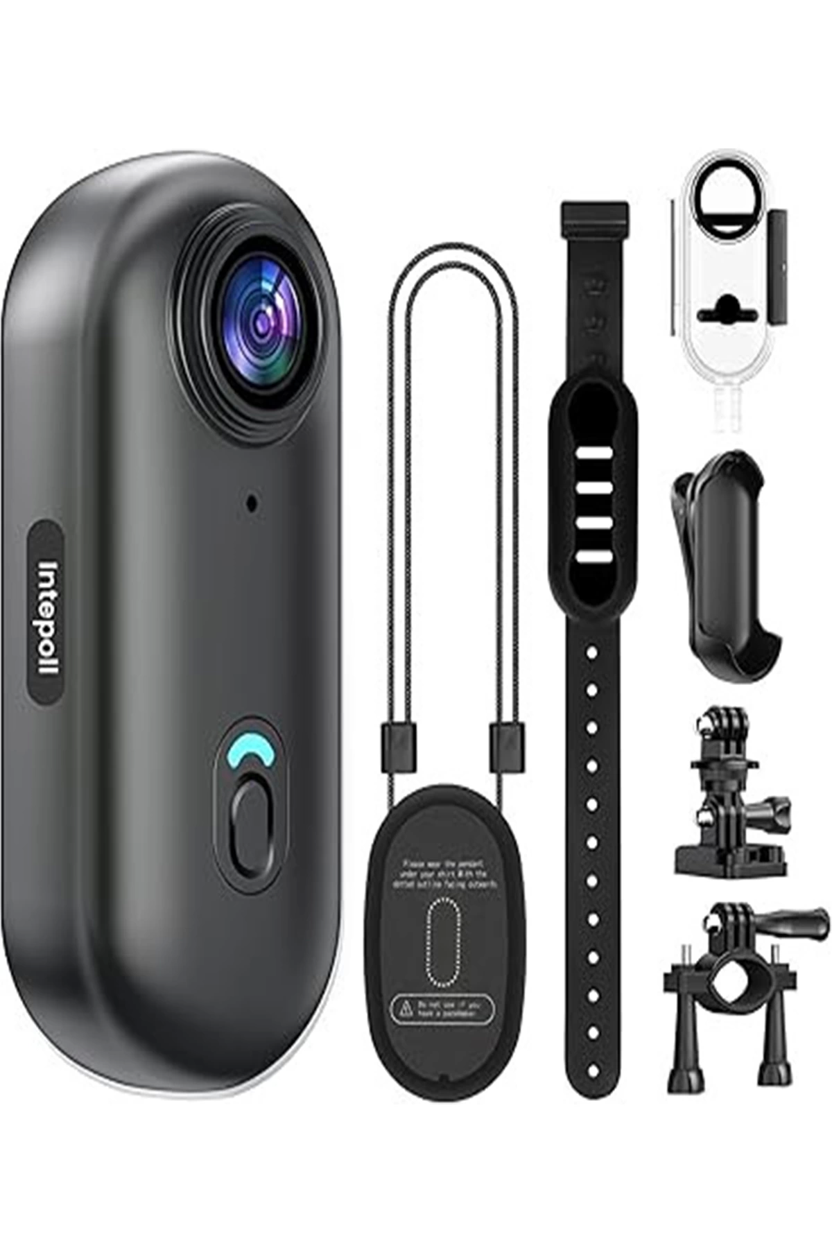 Mini Wıfı Aksiyon Kamerası 1080p Taşınabilir Vücut Kamerası Giyil