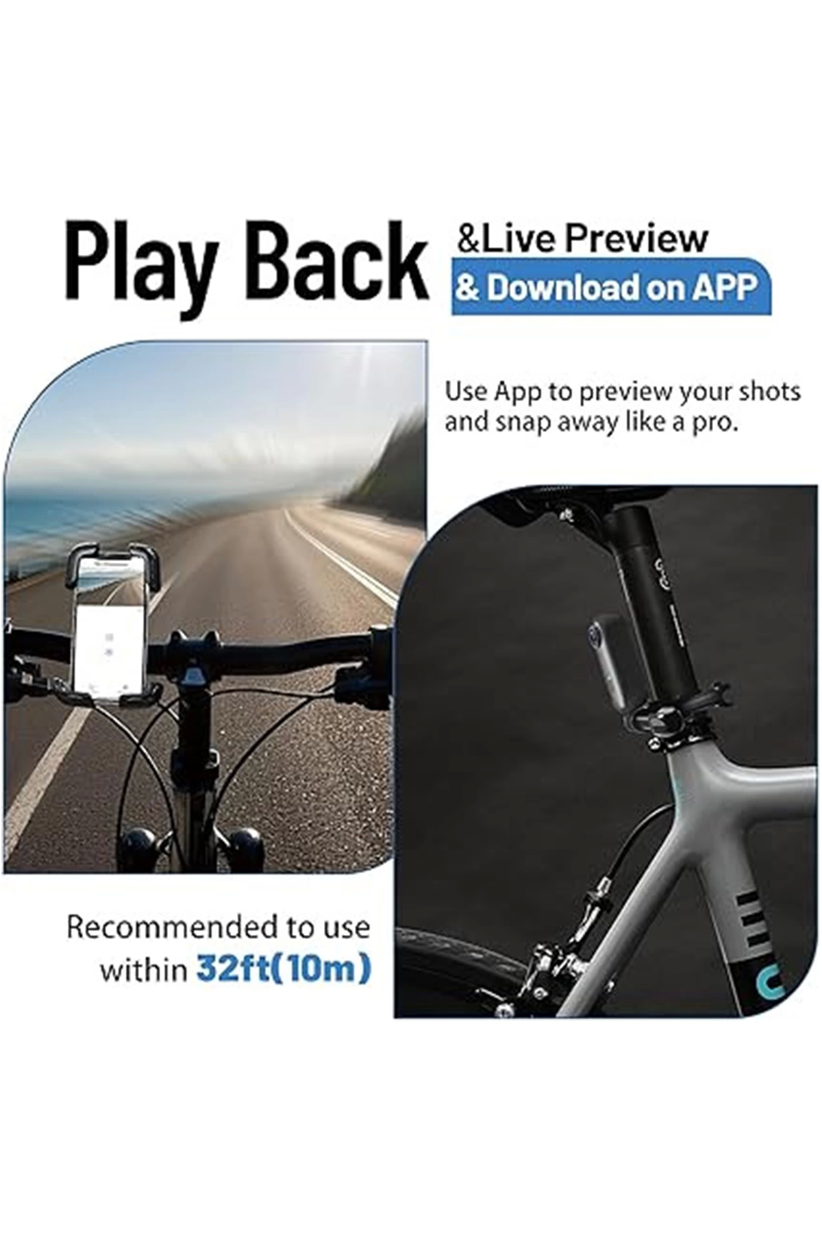 Mini Wıfı Aksiyon Kamerası 1080p Taşınabilir Vücut Kamerası Giyil