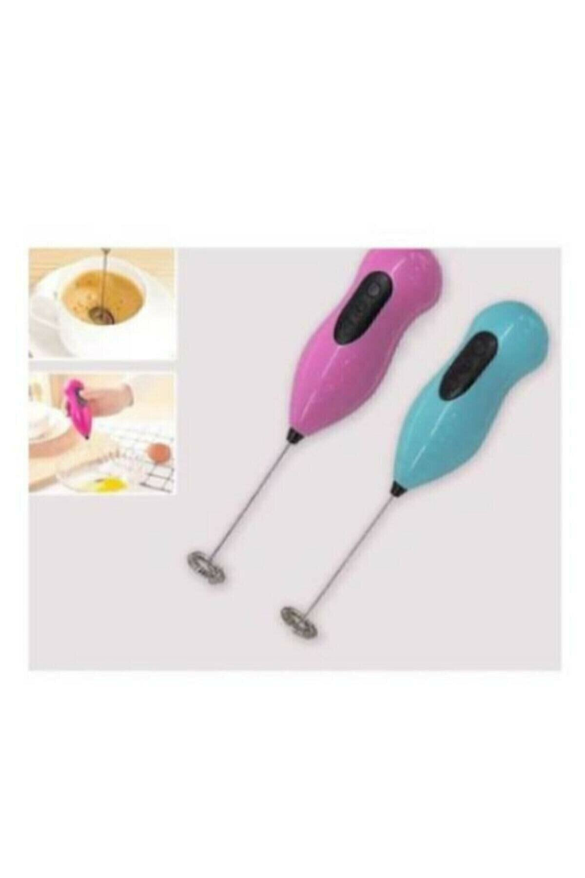 Mini Yumurta Karıştırıcı Süt Köpürtücü El Mikseri Pilli Kahve Çır