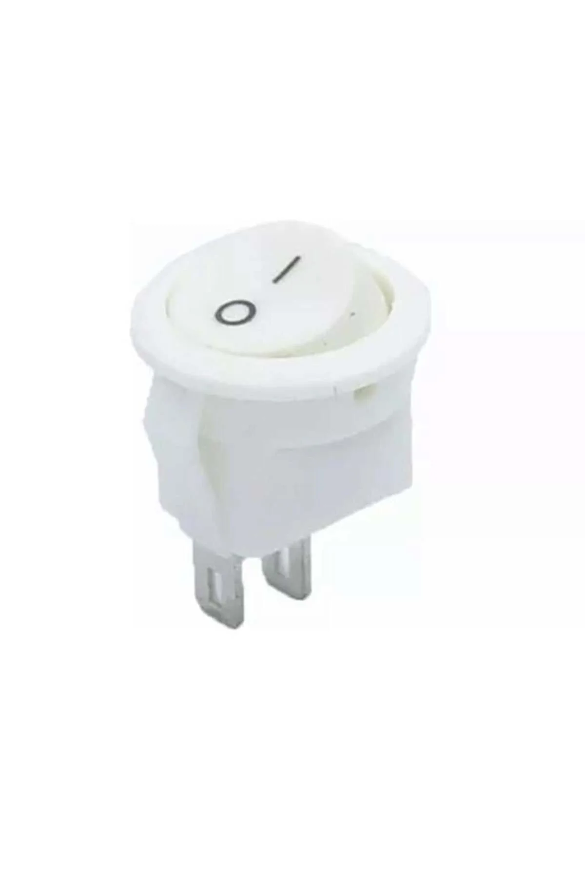 Mini Yuvarlak Işıksız On-off Beyaz Anahtar Ic-134e Mini Yuvarlak Işıksız On-off Beyaz Anahtar Ic-134e