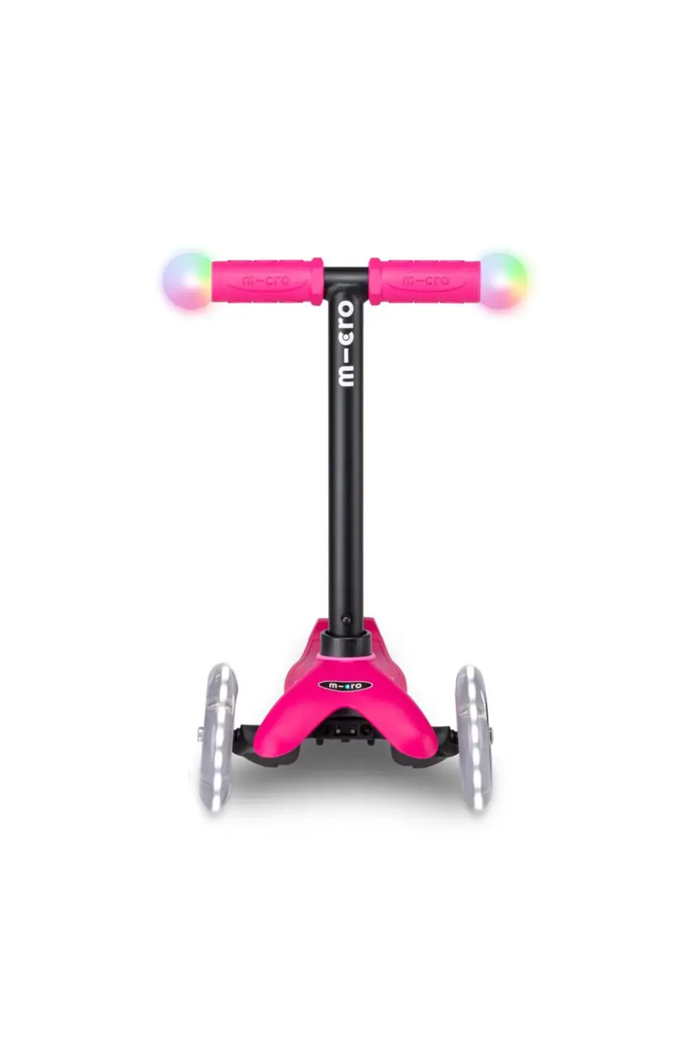 Mini2Grow Deluxe Magic LED Pink 3 Tekerlekli Scooter