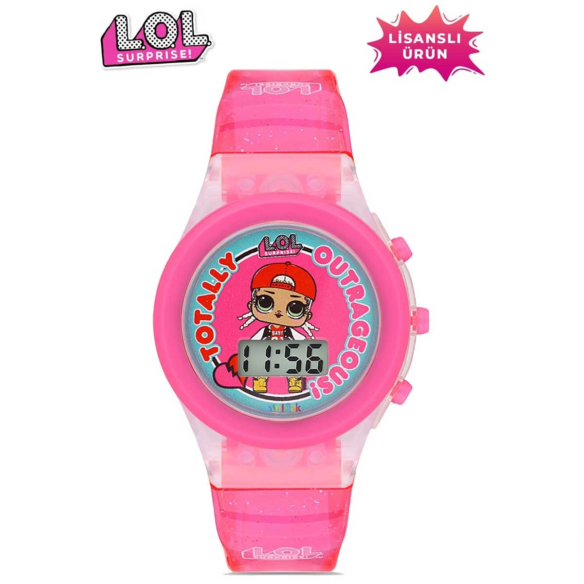 MiniFlak Lisanslı LOL Surprise LOL7210 Çocuk Pembe Işıklı Çocuk K