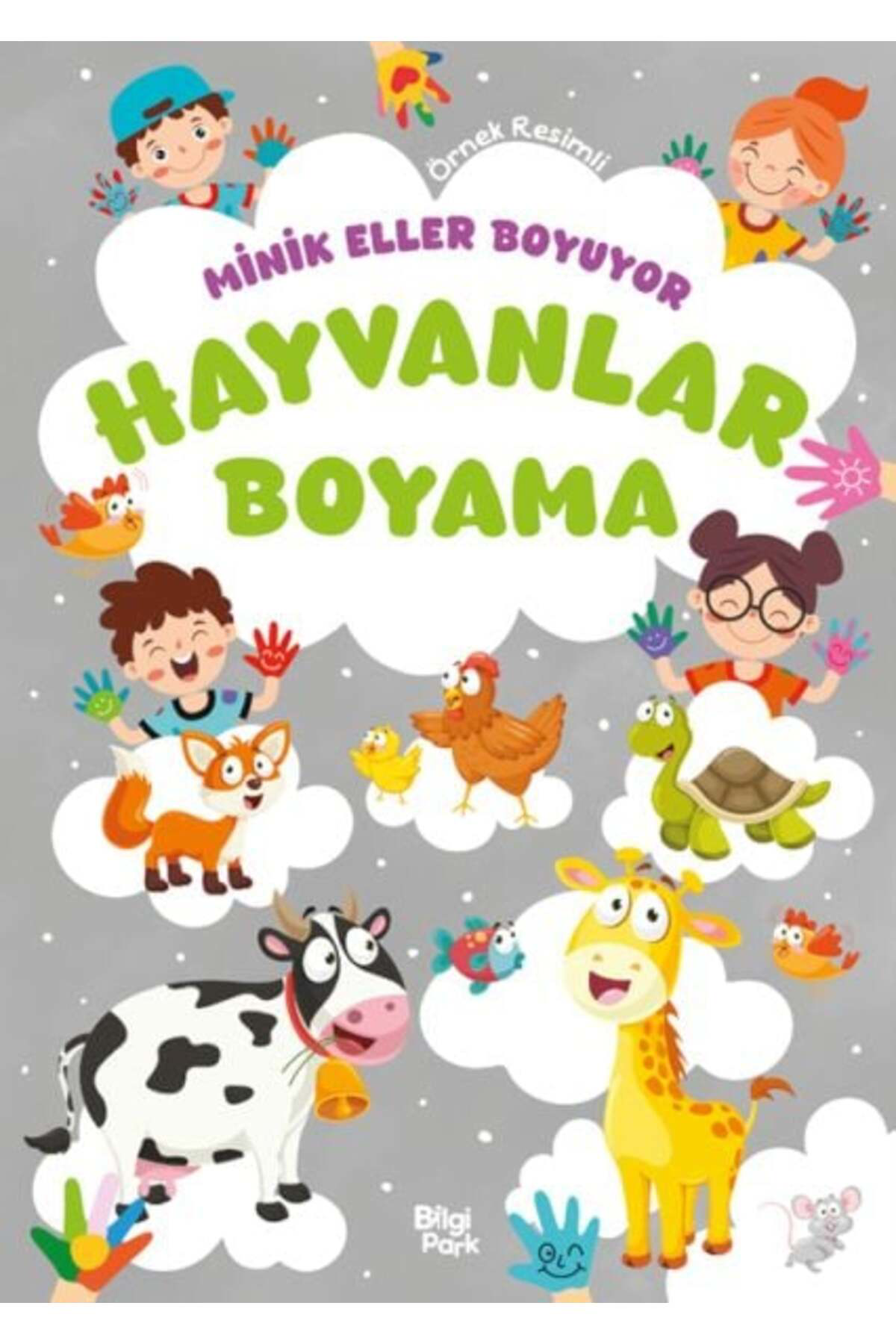 Karatay Yayınları Minik Eller Boyuyor Hayvanlar Boyama Kitabı Örnek Li