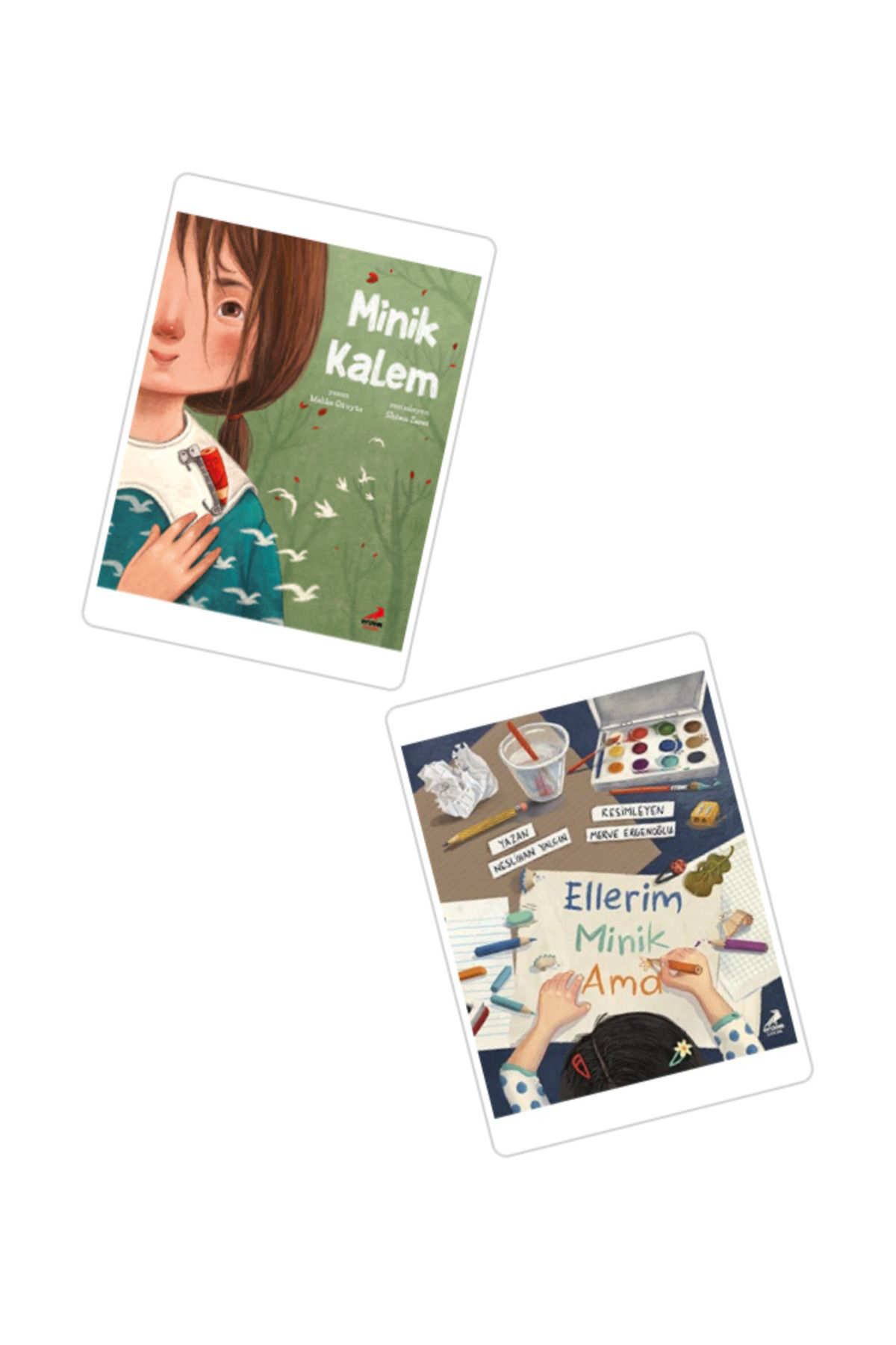 Erdem Çocuk Minik Kalem Ve Ellerim Minik Ama 2 Kitap