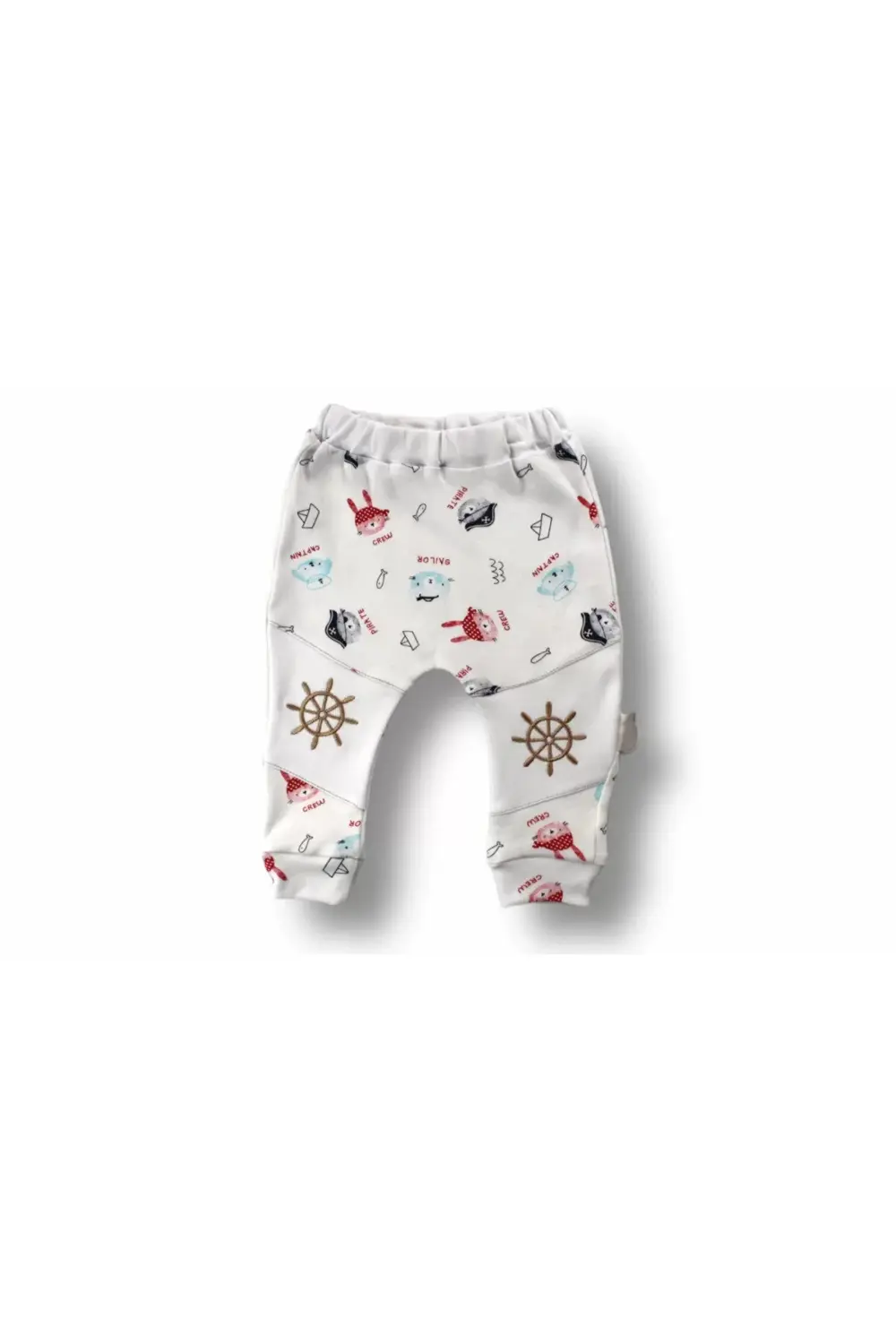 Minik Korsan Nakışlı Şapkalı Uzun Kollu Sweatli 3lü Kız-erkek Beb