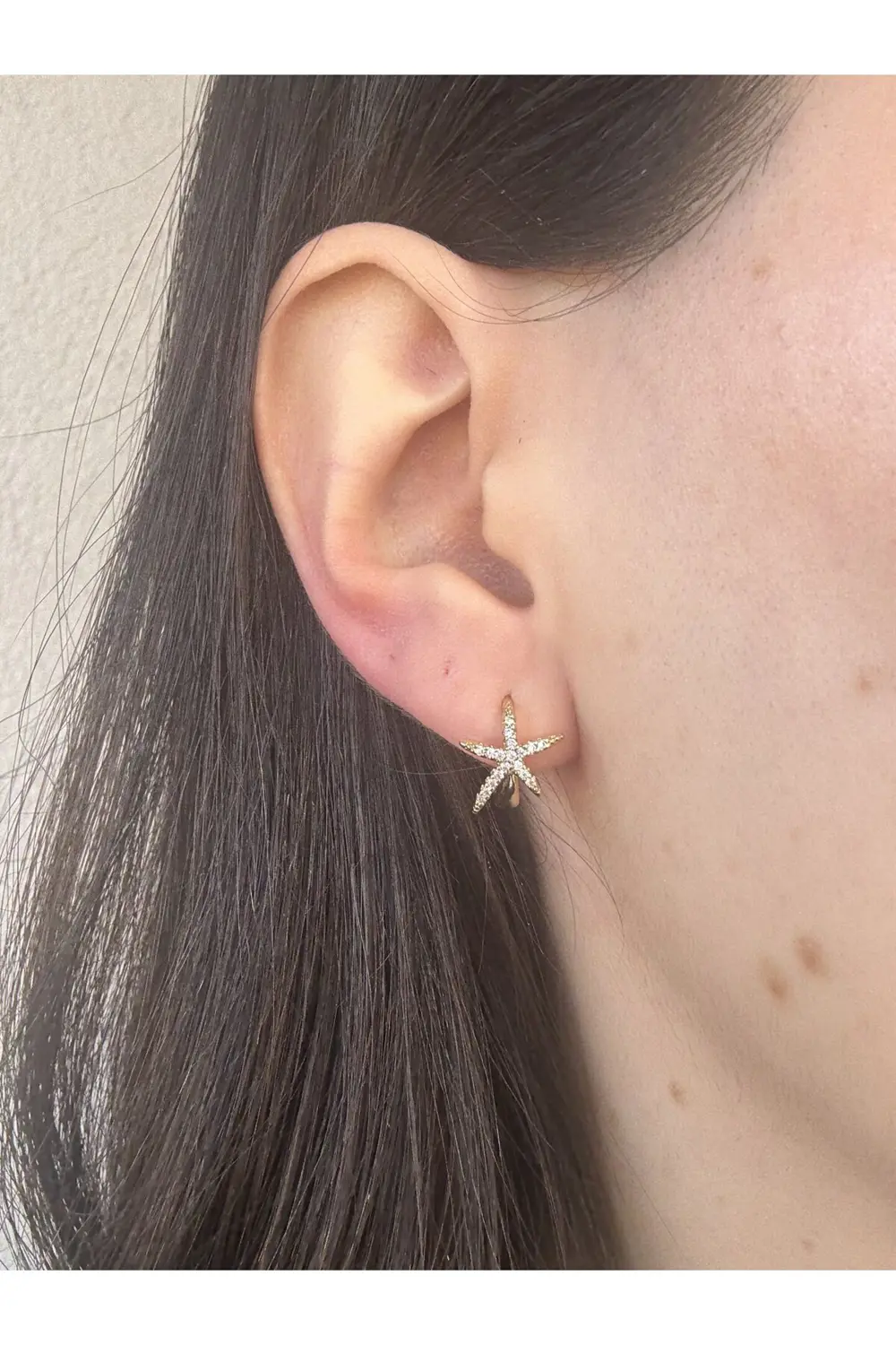 Atelier Emine Minik Yıldız Çelik Küpe