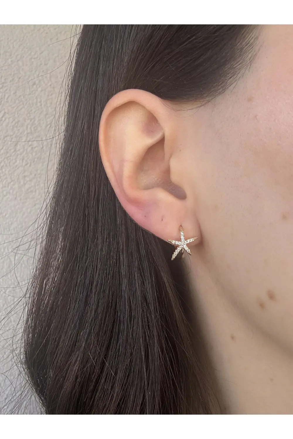 Atelier Emine Minik Yıldız Çelik Küpe