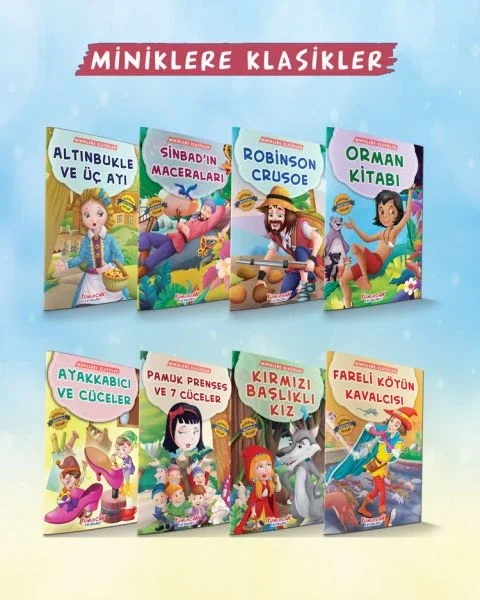 Miniklere Klasikler Seti (8 Kitap Takım) Fiyatı, Yorumları ve Özellikleri