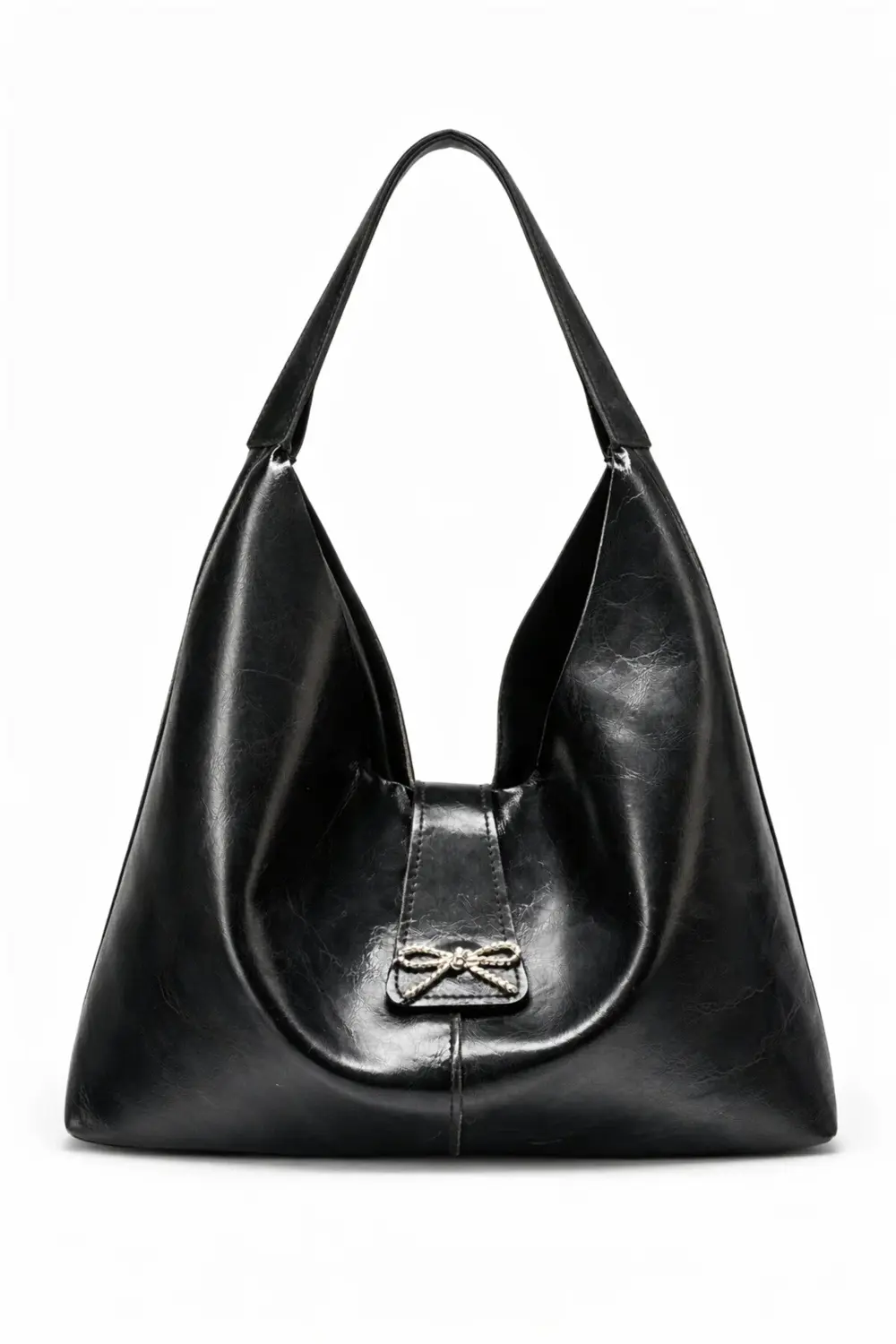 Minimal Kapaklı Aksesuarlı İç Astarlı omuz çantası ÇANTA