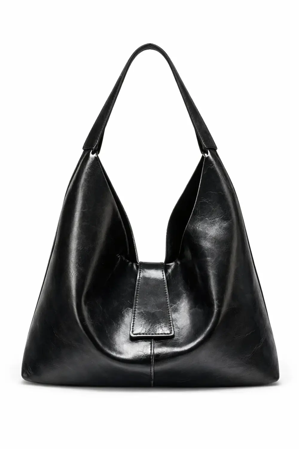 Minimal Kapaklı Aksesuarlı İç Astarlı omuz çantası ÇANTA