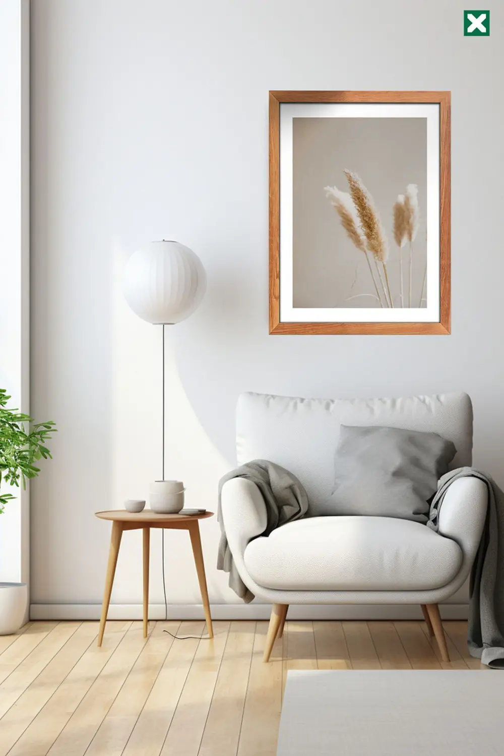 Minimal Style 3'lü Set Çerçeve Görünümlü Modern Mdf Tablo