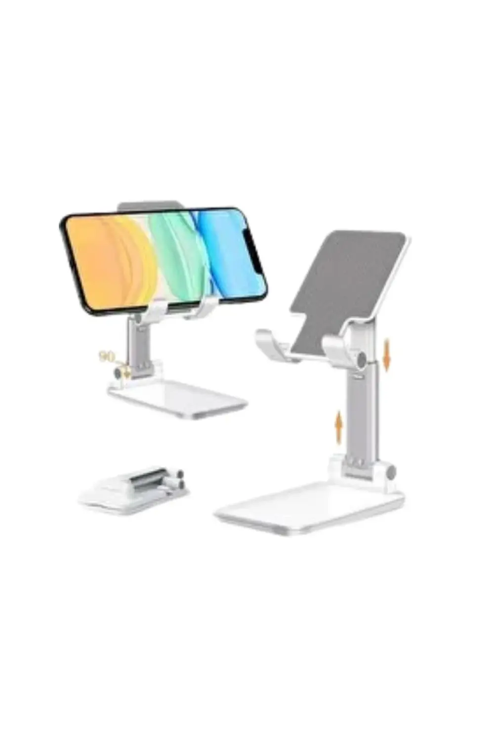 Minimal Tasarımlı Masaüstü Telefon Standı Beyaz