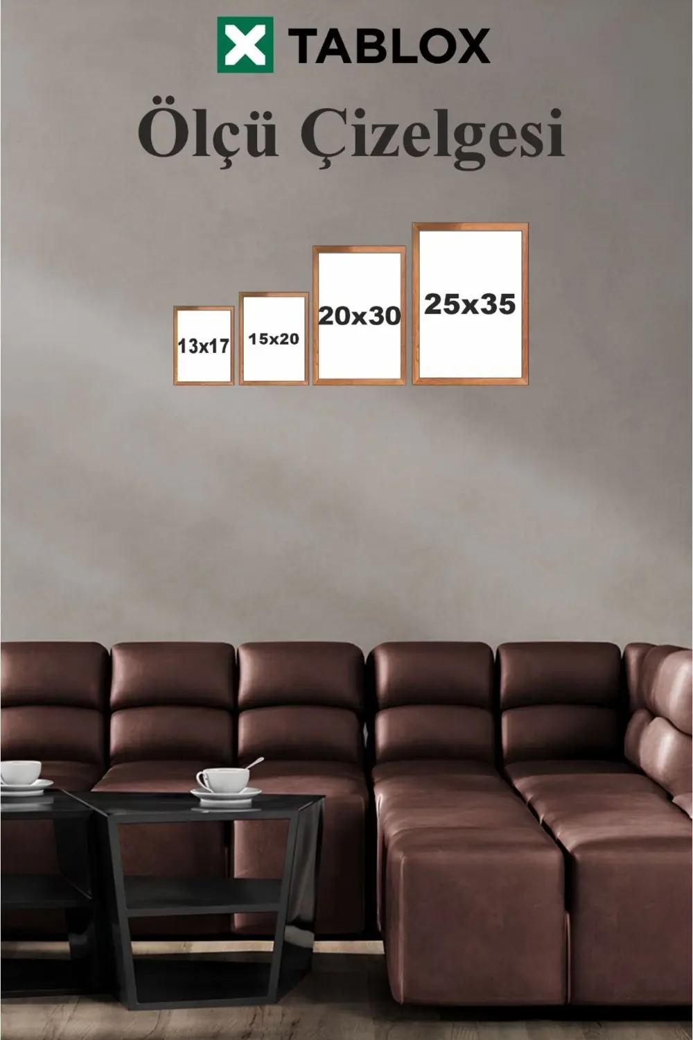 Minimalist Bohemian Duvar Sanatı 3'lü Set, Çerçeve Görünümlü Mode