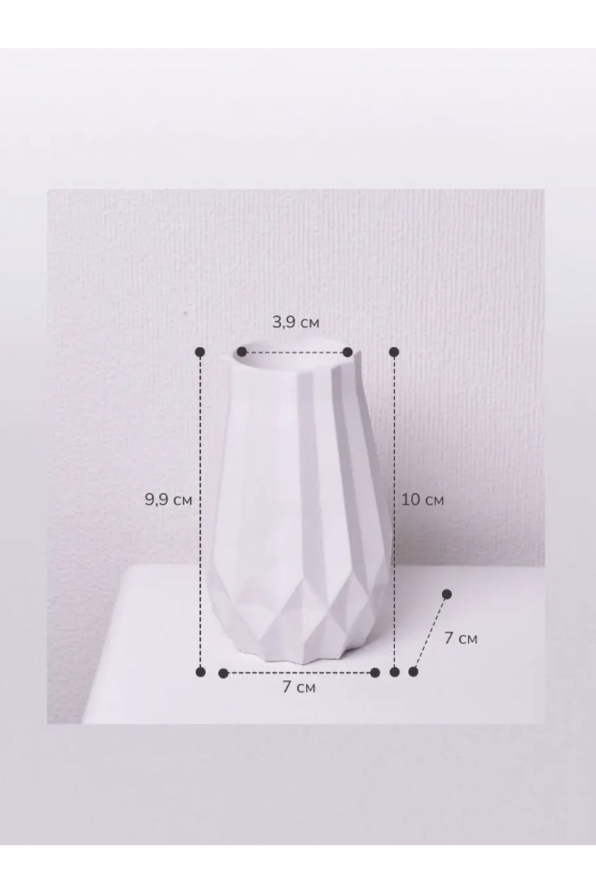 Minimalist Geometrik Vazo – Modern ve Şık Dekorasyon Ürünü