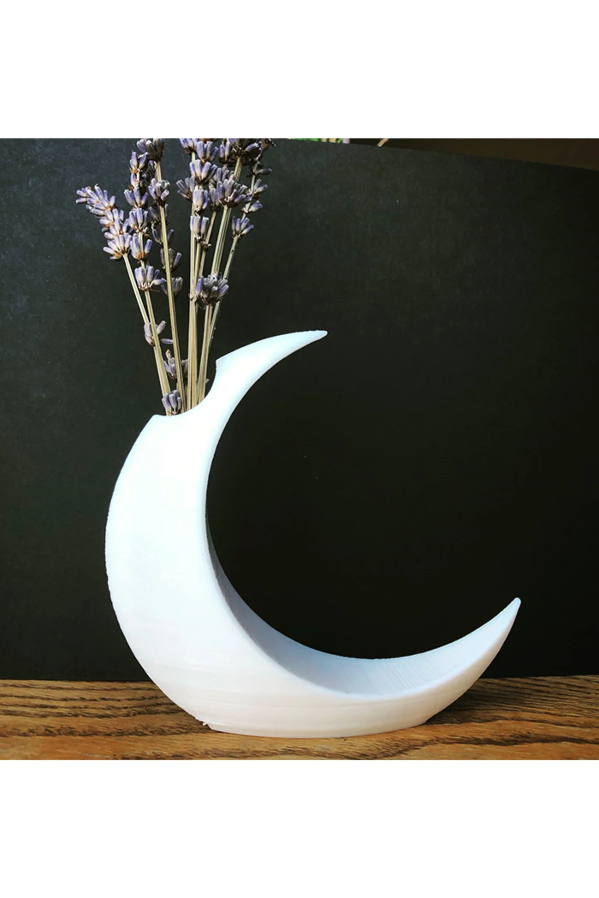 Minimalist Vazo Minimalist Moon Vazo Dekoratif Ay Vazo Moon Vase Modern Ay Vazo 13CM