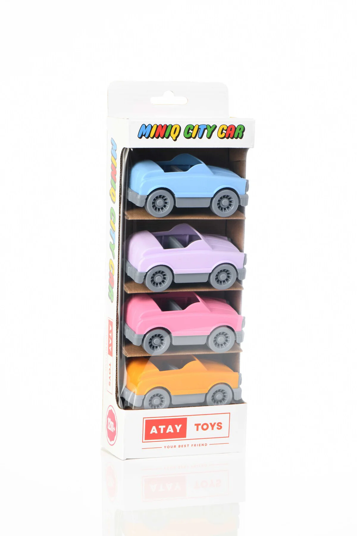 MINIQ CITY CAR CABRIO PASTEL 4’LÜ SET OYUNCAK ARABA