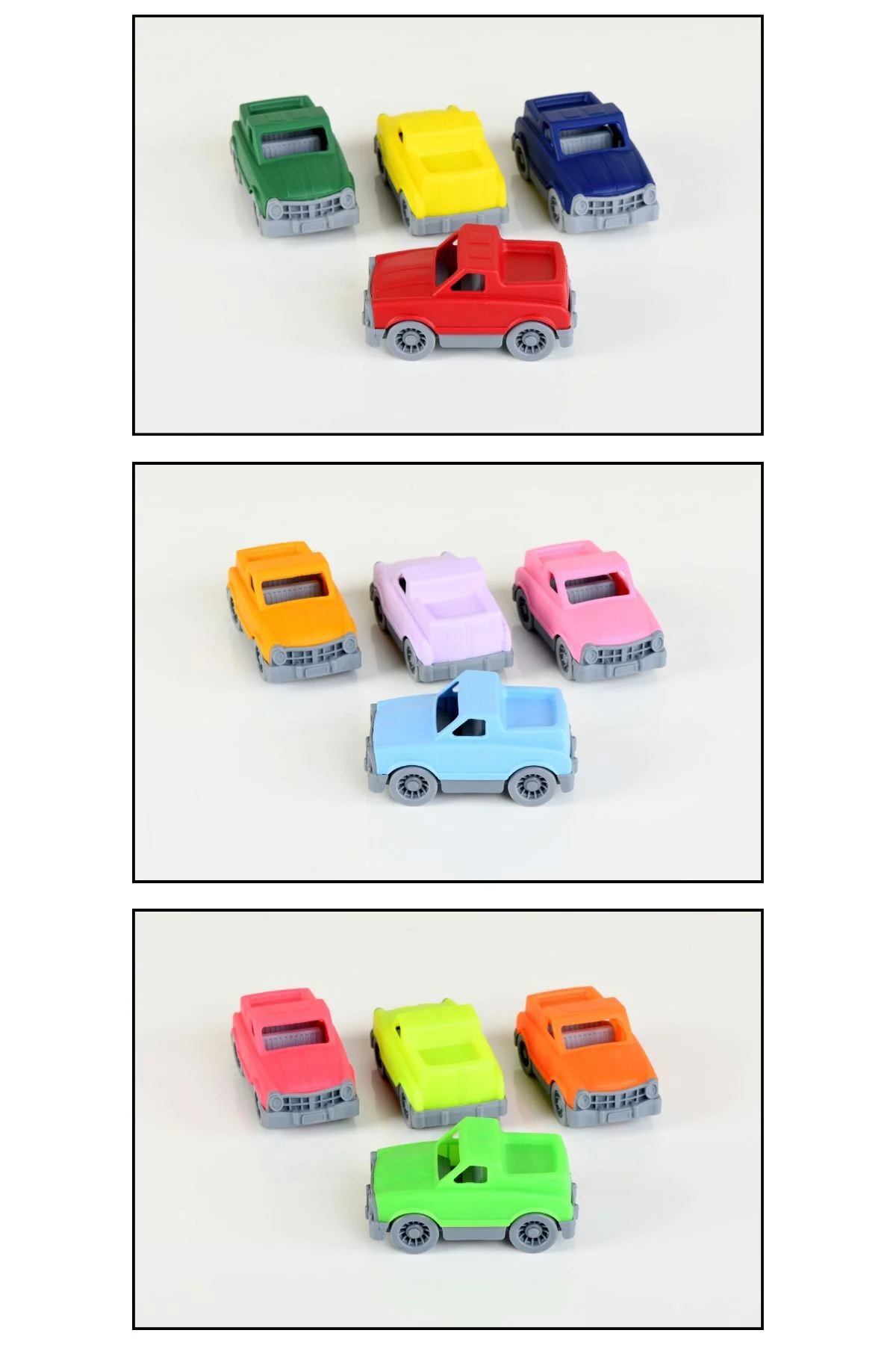 MINIQ CITY CAR PICKUP MIX 12 ADET OYUNCAK ARABA