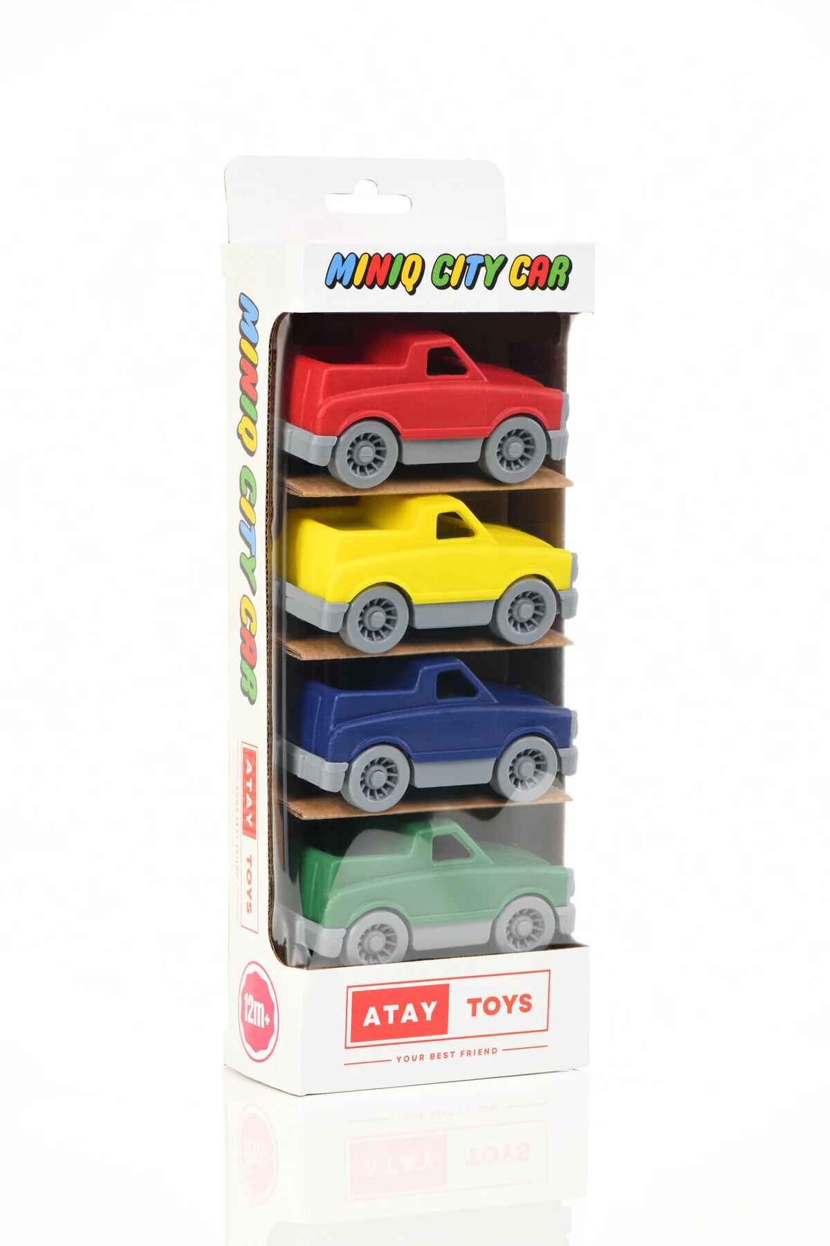 MINIQ CITY CAR PICKUP CLASSIC 4’LÜ SET OYUNCAK ARABA