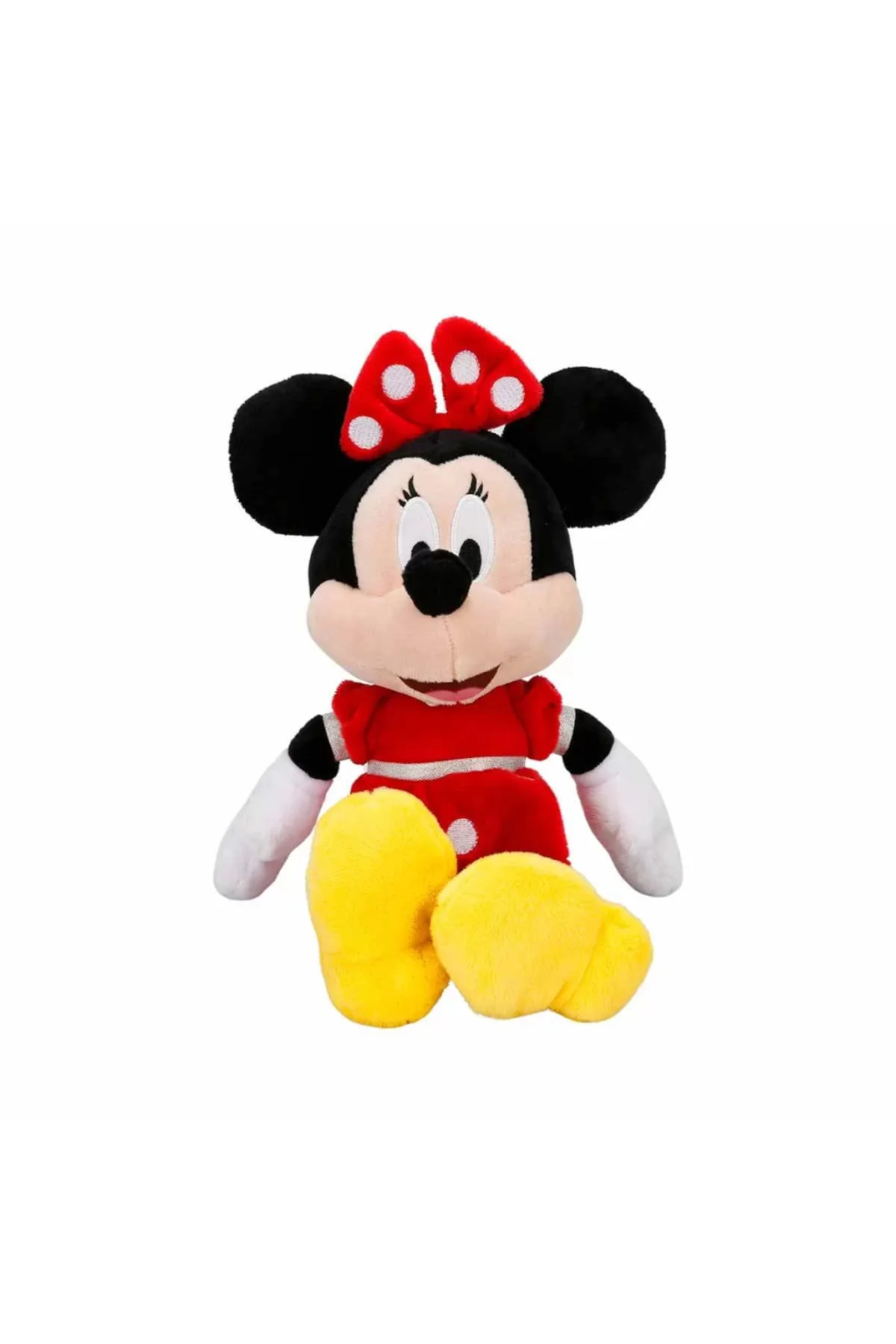 Minnie Kırmızı Elbiseli Peluş 30 cm